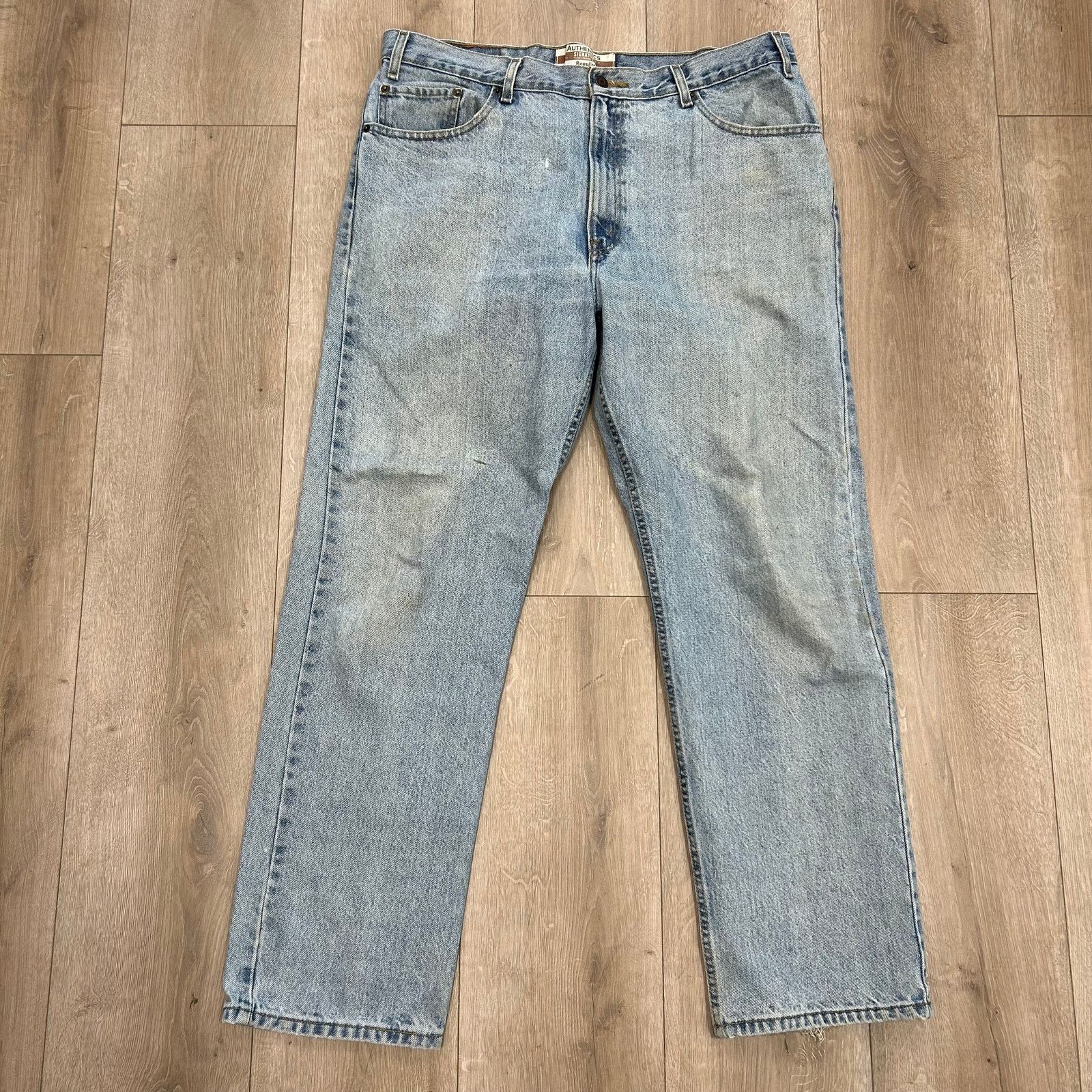 Levi's Levis Signature Authentic Regular Fit Denim Blue Jeans 38x32 Size US 38 / EU 54 - 1 Thumbnail