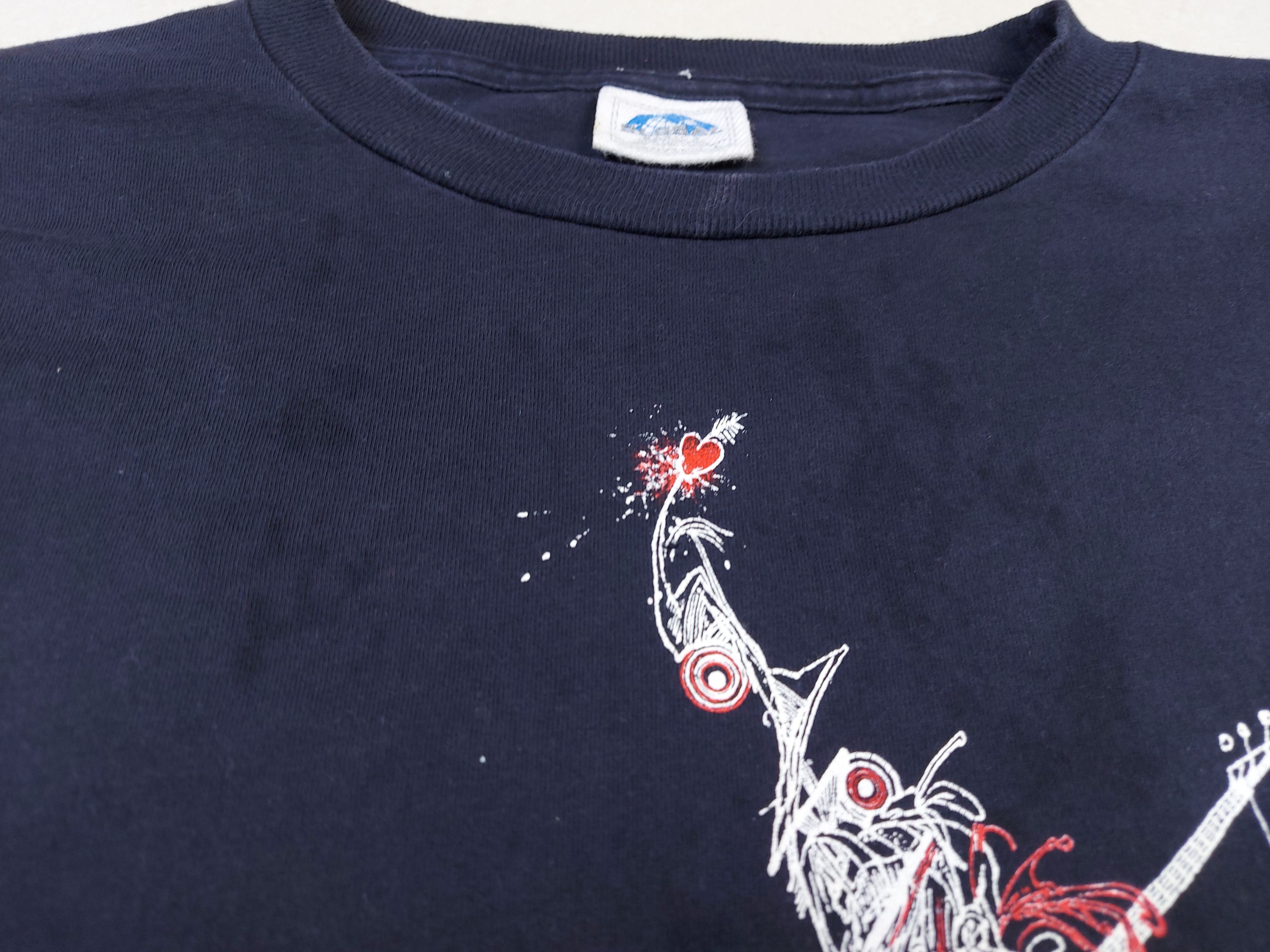 Band Tees × Vintage Vintage 90s Nils Lofgren Crooked Line TEE Size US L / EU 52-54 / 3 - 8 Thumbnail