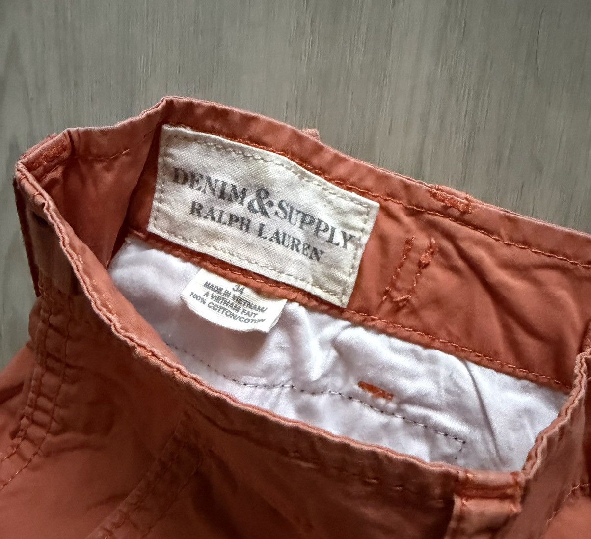 Polo Ralph Lauren Vtg Ralph Lauren DENIM SUPPLY Shorts Flag D.S. USRL Sz 34 Size US 34 / EU 50 - 6 Thumbnail