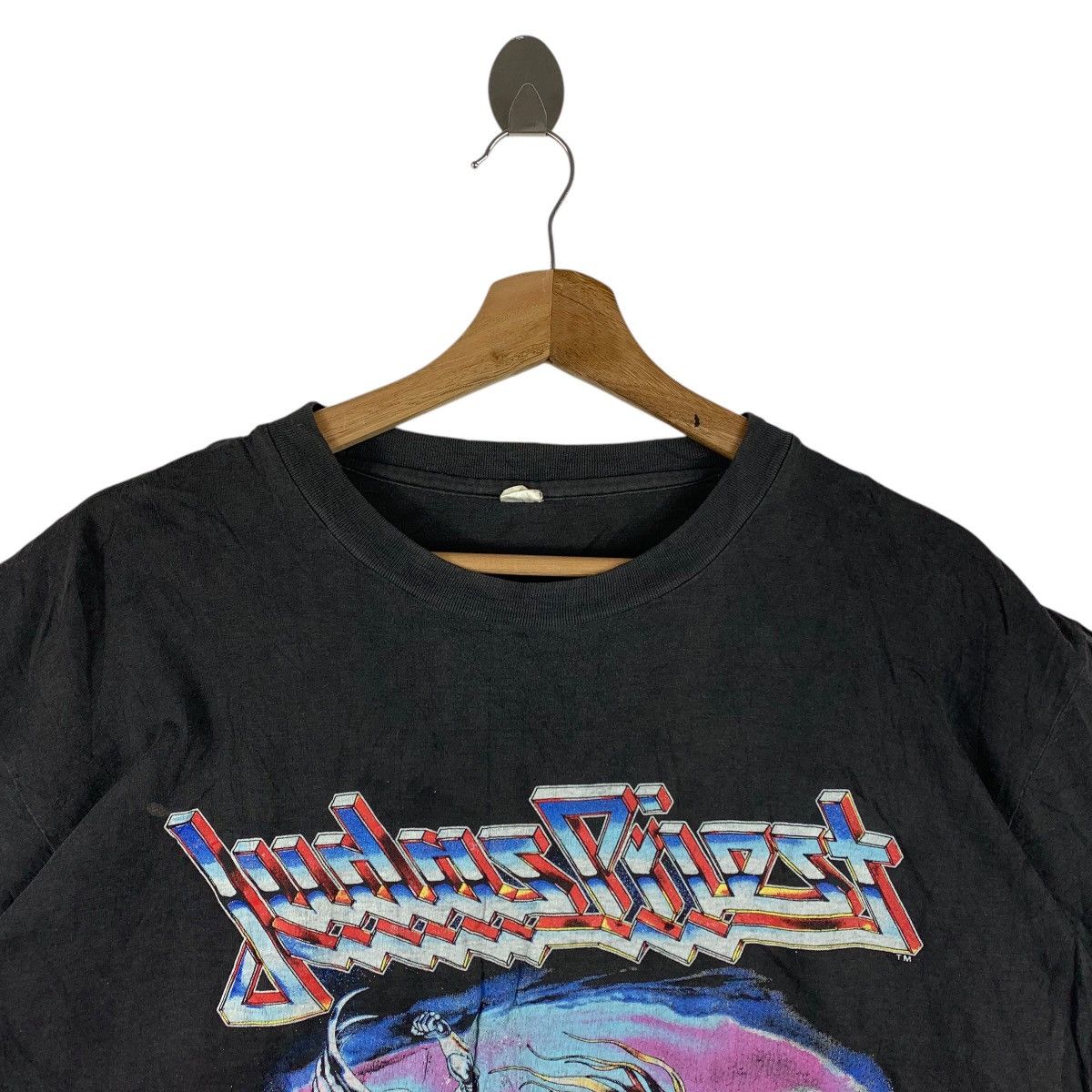 Other Vintage Judas Priest "Painkiller World Tour 1991" Tee Shirt Size US L / EU 52-54 / 3 - 2 Thumbnail