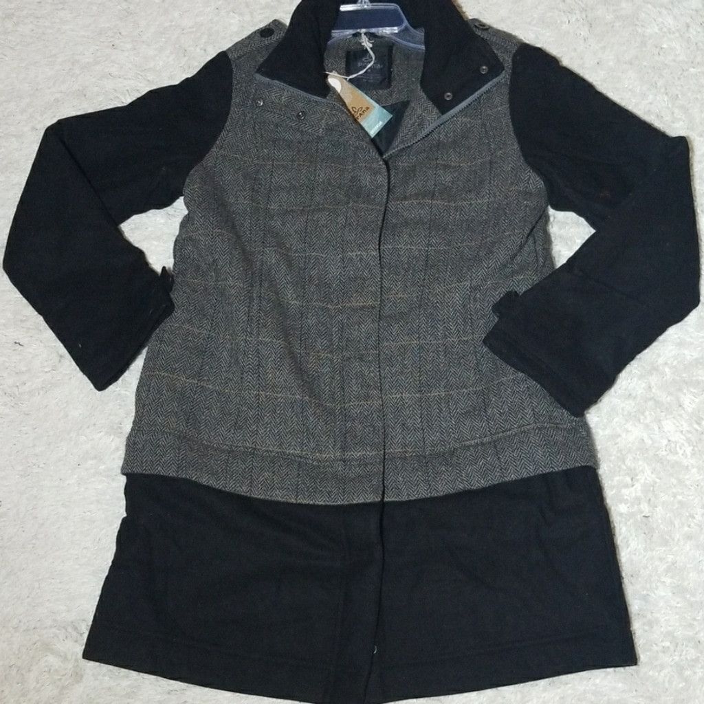 Prana NWT PrAna Caprise insulated gray wool blend jacket sz M Size M / US 6-8 / IT 42-44 - 4 Thumbnail