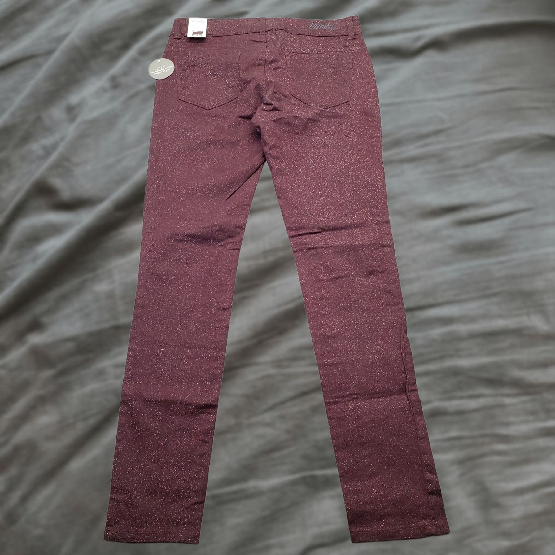 Vintage Vanity Jeans Women's 30x32 Multi Denim Skinny Leg 2 Button Fly 5-Pocket Design Womens Size 30x32 Jeans Size 30" / US 8 / IT 44 - 1 Thumbnail