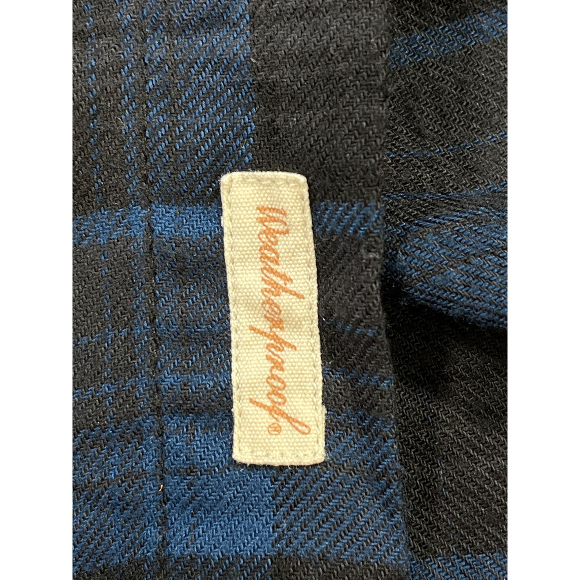 Weatherproof Weatherproof Vintage SKU 7627 Mens Blue and Black Shirt Butt Size US XL / EU 56 / 4 - 10 Thumbnail