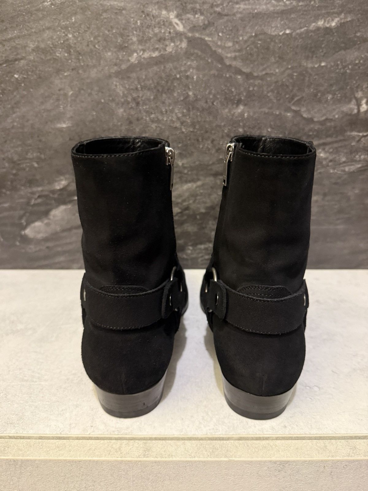 Saint Laurent Paris Saint Laurent Black Suede Wyatt boots 44 Size US 11 / EU 44 - 4 Thumbnail