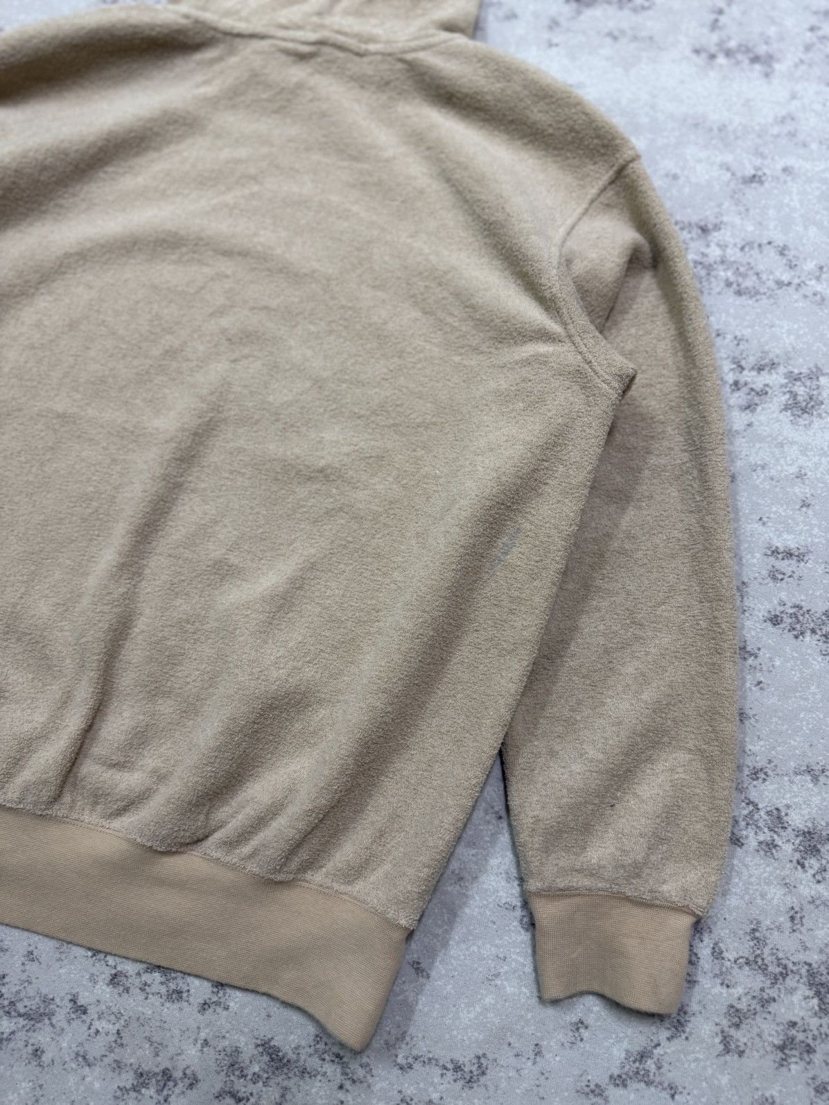 Nike Nike Swoosh Center Logo Fleece Pullover Sweater Hoodie Beige Size US M / EU 48-50 / 2 - 17 Thumbnail