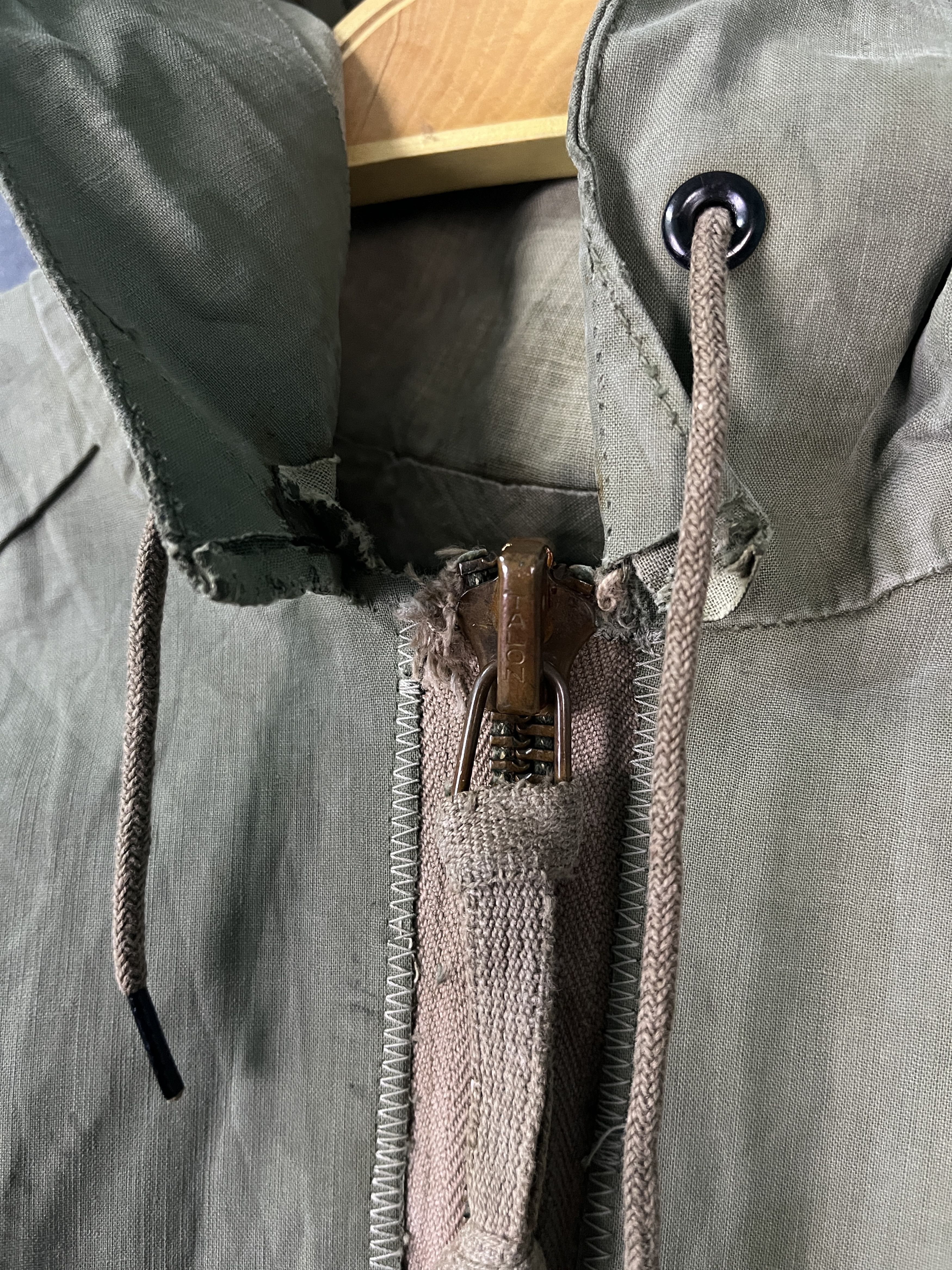 Vintage WW2 40s US Navy Contract N140 Parka Army Military Jacket Size US S / EU 44-46 / 1 - 14 Thumbnail
