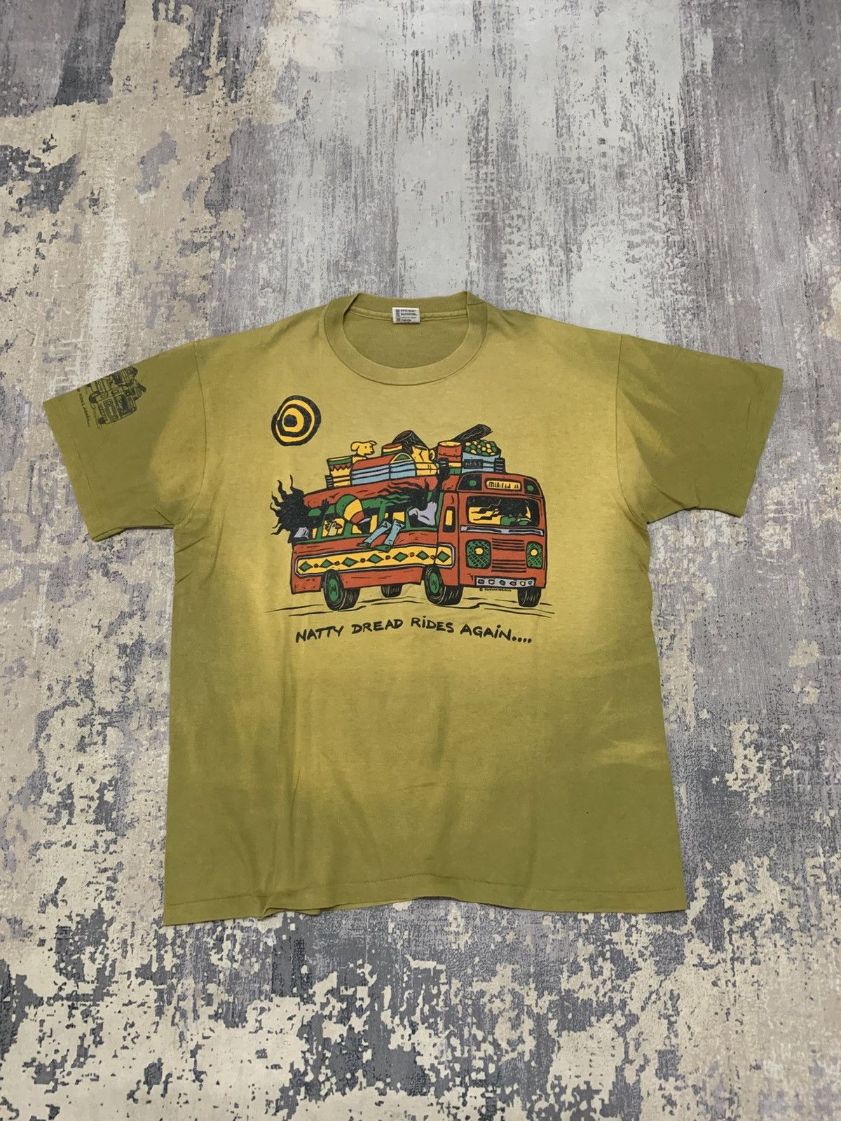 Vintage Trashed Sun Faded Vintage Cooya Reggae Rastafari T Shirt Size US XL / EU 56 / 4 - 1 Thumbnail