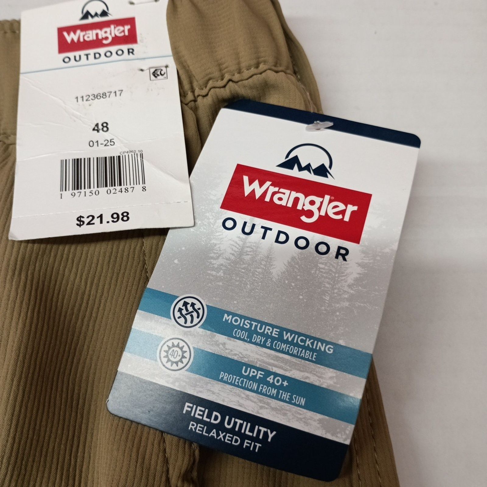 Wrangler Wrangler Men's Field Utility Shorts Size 48 Elmwood Relaxed Size US 44 / EU 60 - 2 Thumbnail