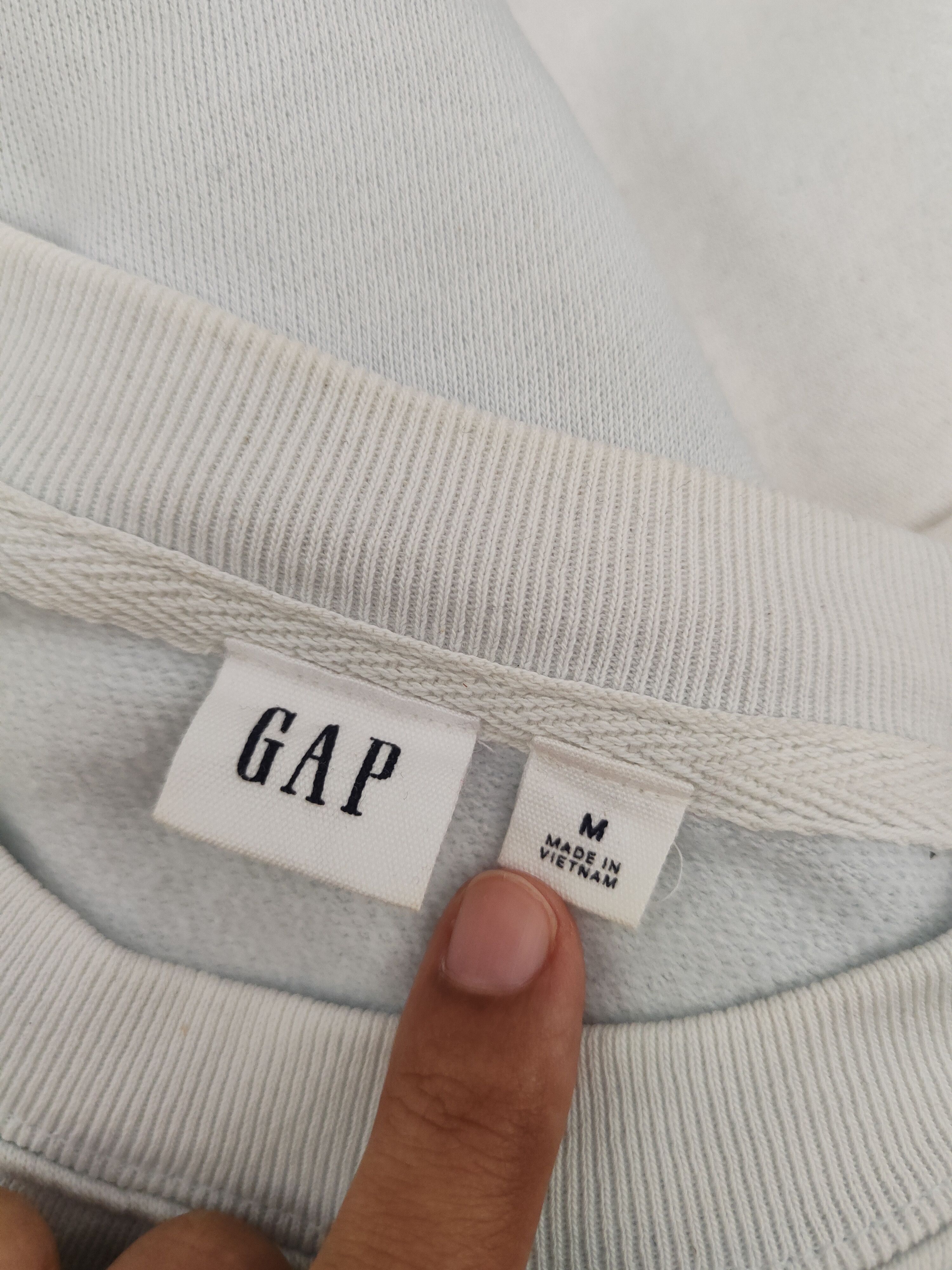 Gap Vintage Gap Soft Blue Faded Sweatshirt Size M / US 6-8 / IT 42-44 - 11 Thumbnail