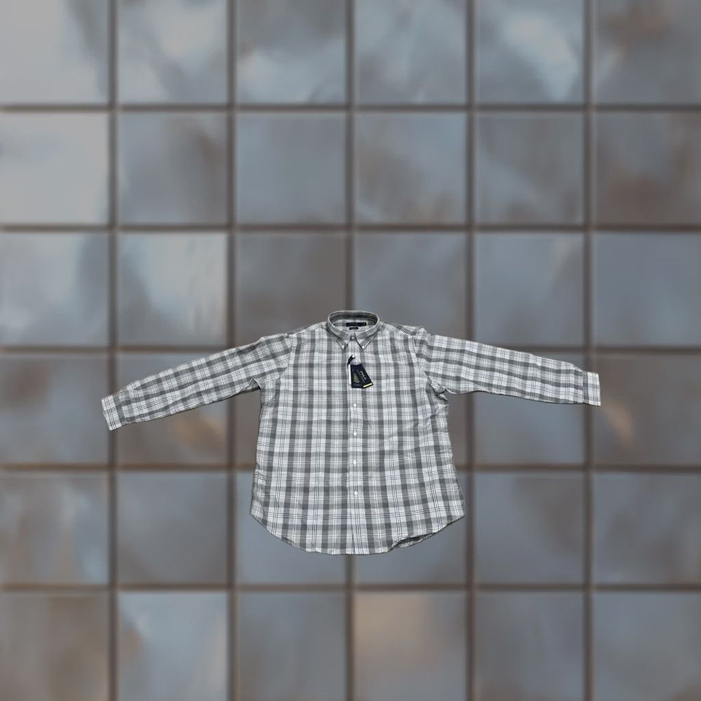 Polo Ralph Lauren Polo Ralph Lauren Performance Shirt Men XL Grey Multi Classic Fit NWT Button-Up Long Sleeve Shirt Size US XL / EU 56 / 4 - 1 Thumbnail