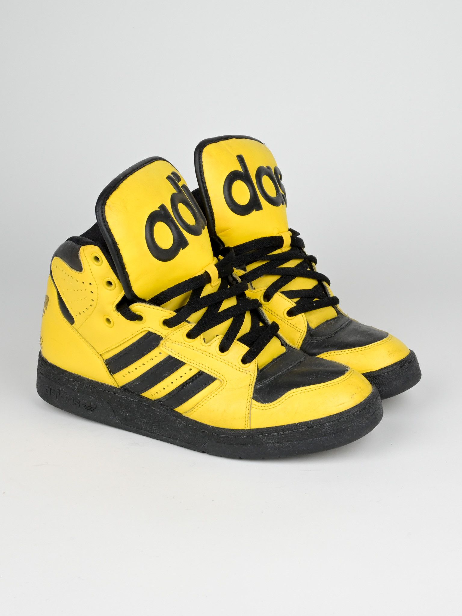 Adidas × Jeremy Scott Adidas x Jeremy Scott Yellow Fur | Grailed
