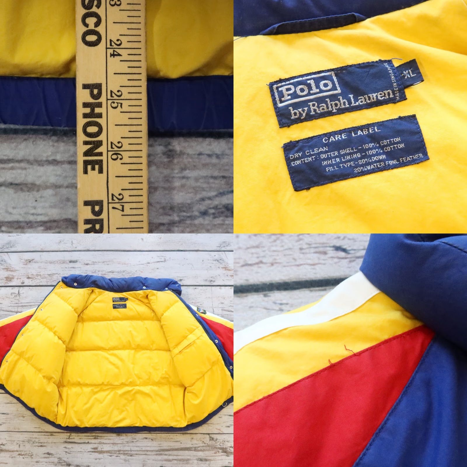 Polo Ralph Lauren VINTAGE Polo Ralph Lauren Crest Logo Puffer Jacket Men's XL Blue 90s Polo Ralph Lauren Crest Logo Puffer Jacket Size US XL / EU 56 / 4 - 8 Thumbnail