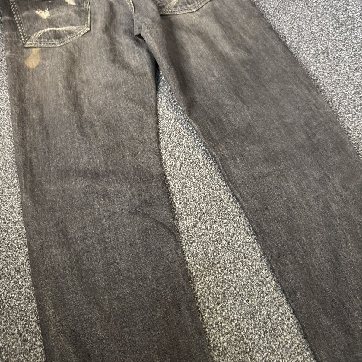 Tornado Mart 🔥🇯🇵 Japanese Vintage On Board Distressed Denim Size US 33 - 10 Thumbnail