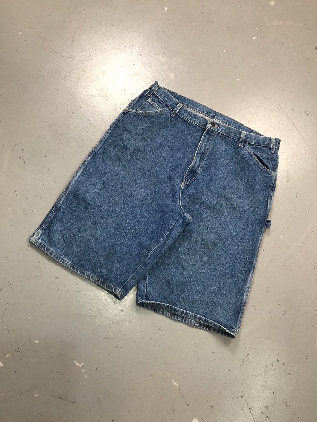 Dickies × Vintage Vintage dickies carpenter denim jort Size US 38 / EU 54 - 3 Thumbnail