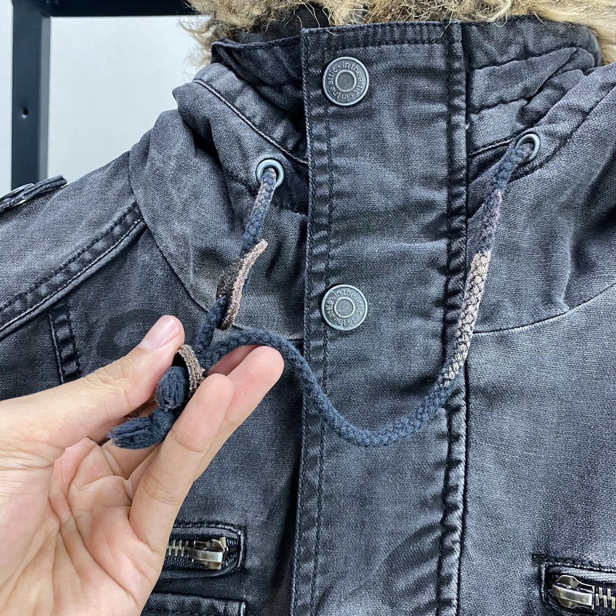 14th Addiction × If Six Was Nine × In The Attic Vintage In The Attic Fur Hoodie Punk Jacket Size US M / EU 48-50 / 2 - 14 Thumbnail