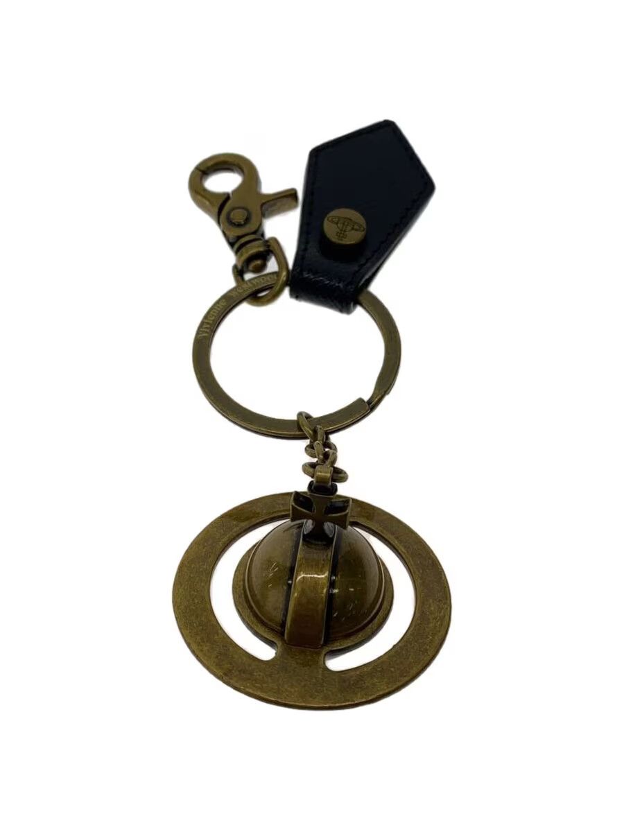 Vivienne Westwood 3D Orb Leather Keyring Size ONE SIZE - 1 Thumbnail