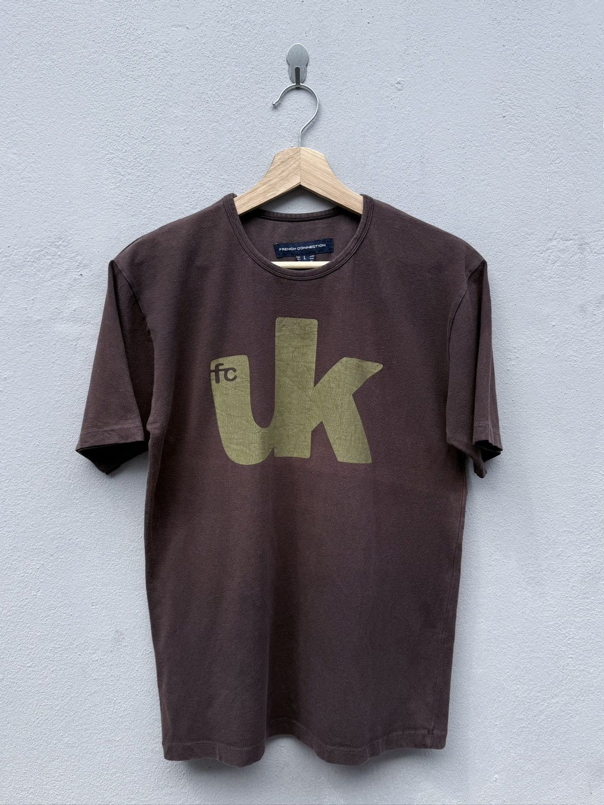 French Connection Vintage Rare FCUK Spellout Tee Size US M / EU 48-50 / 2 - 1 Thumbnail