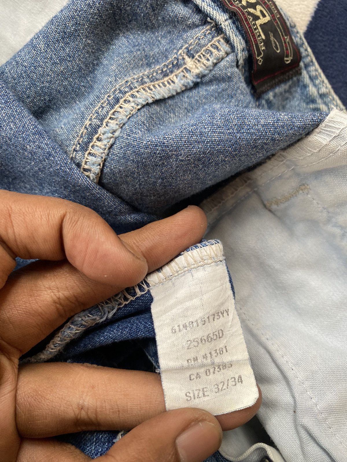 Polo Ralph Lauren × Vintage Polo Ralph Lauren Duble RL Vintage Cargo Denim Pants Size US 32 / EU 48 - 9 Thumbnail