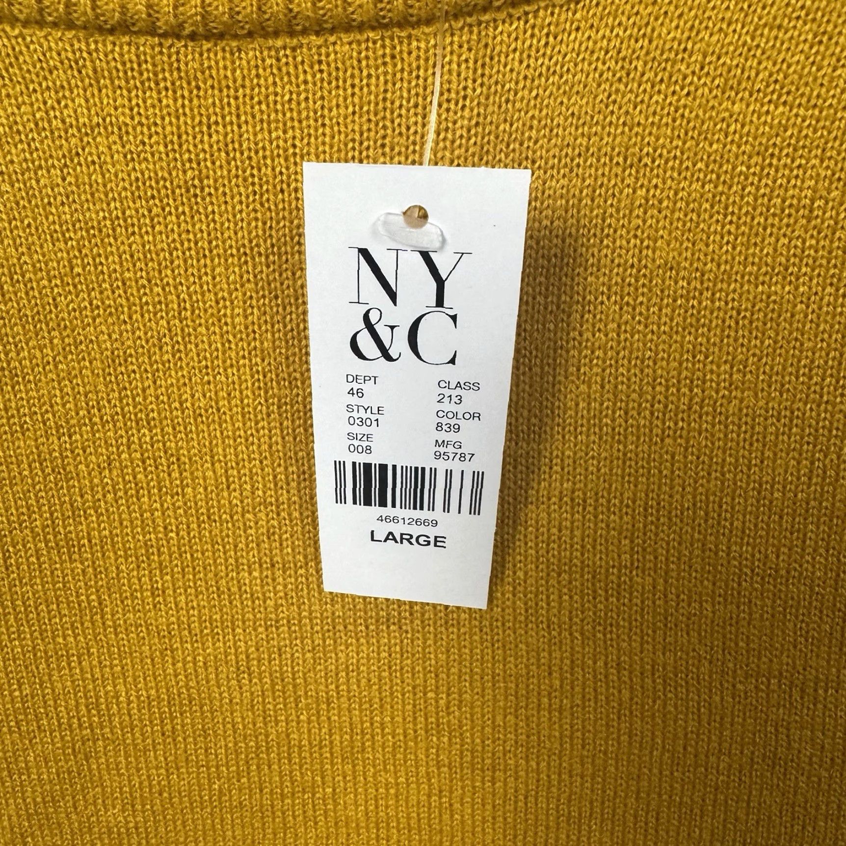 Vintage NY&C Sweater Large Classic Office Casual Comfort Layering Transitional Layering Size L / US 10 / IT 46 - 2 Thumbnail