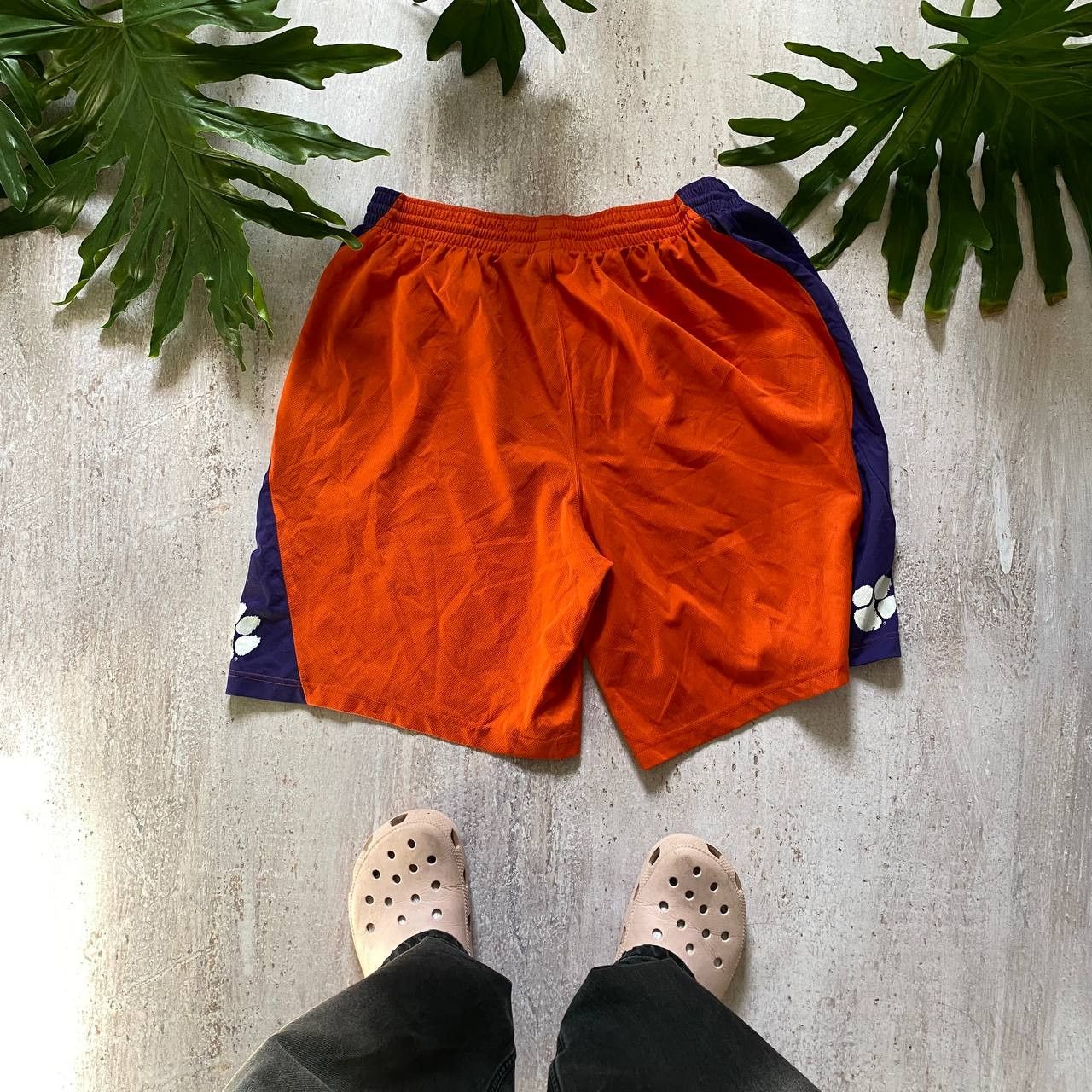 Nike × Vintage VINTAGE 90S NIKE TEAM CLEMSON TIGERS RARE NBA SHORTS 296 Size US 34 / EU 50 - 2 Thumbnail