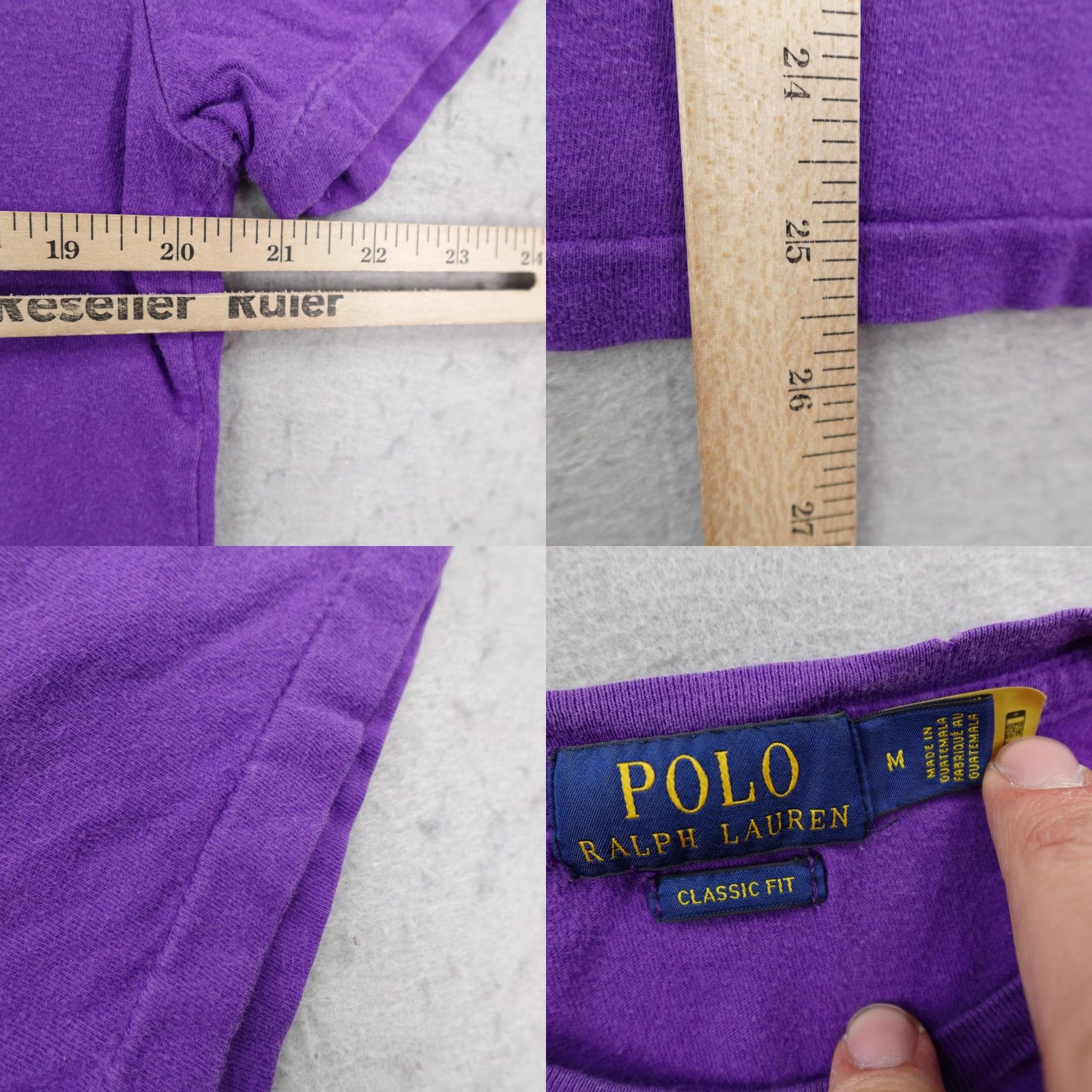 Polo Ralph Lauren Polo Ralph Lauren Shirt Mens Medium Purple Classic Fit Graphic POLO Logo Tee Size US M / EU 48-50 / 2 - 8 Thumbnail