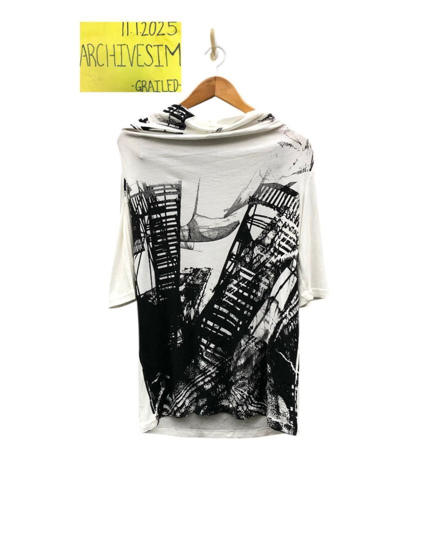 Tornado Mart Tornado Mart Construction Asymetrical Tshirt Size US L / EU 52-54 / 3 - 2 Thumbnail