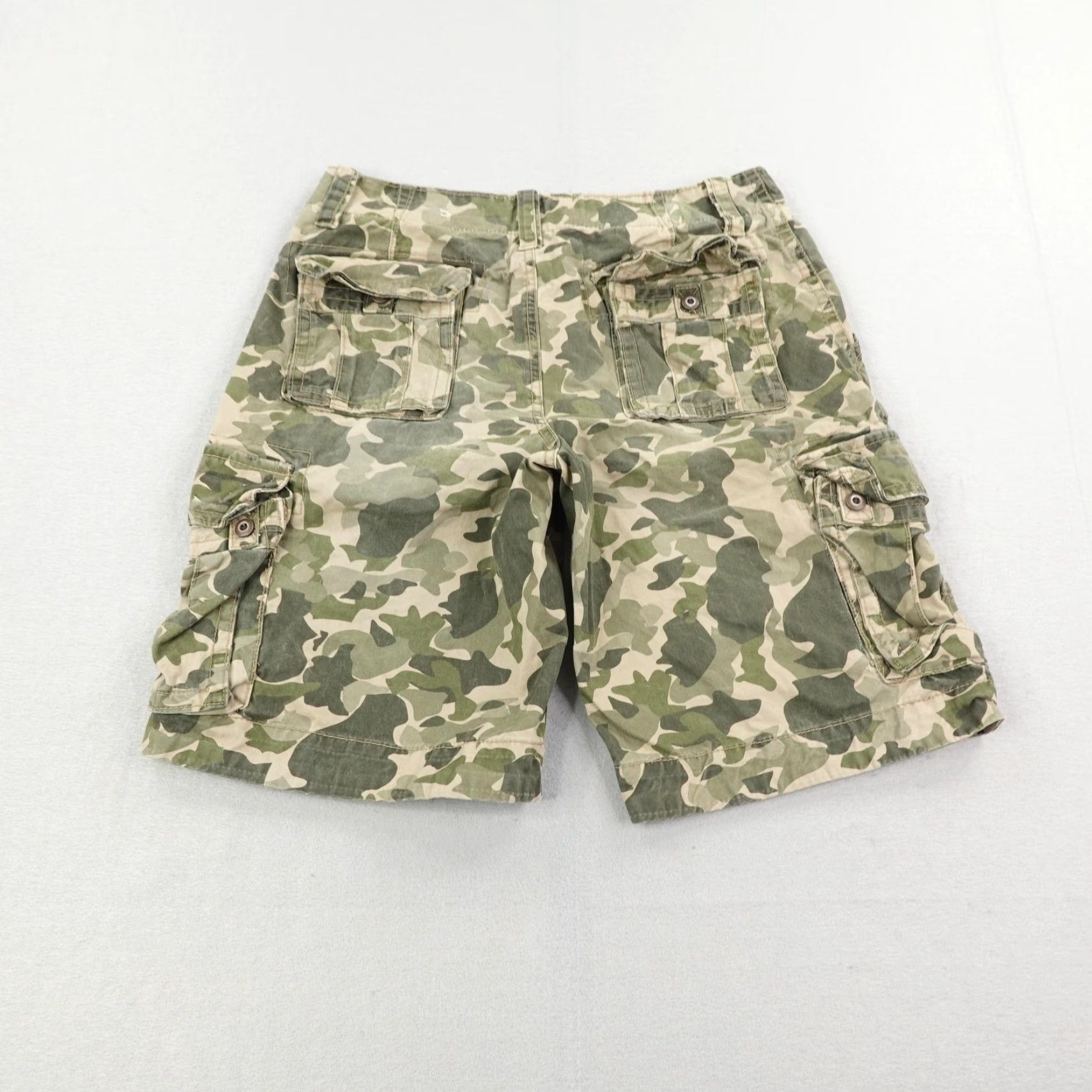Aeropostale VINTAGE Aeropostale Cargo Shorts Men 31 Casual Outdoor Camouflage Canvas Utility Size US 31 - 5 Thumbnail