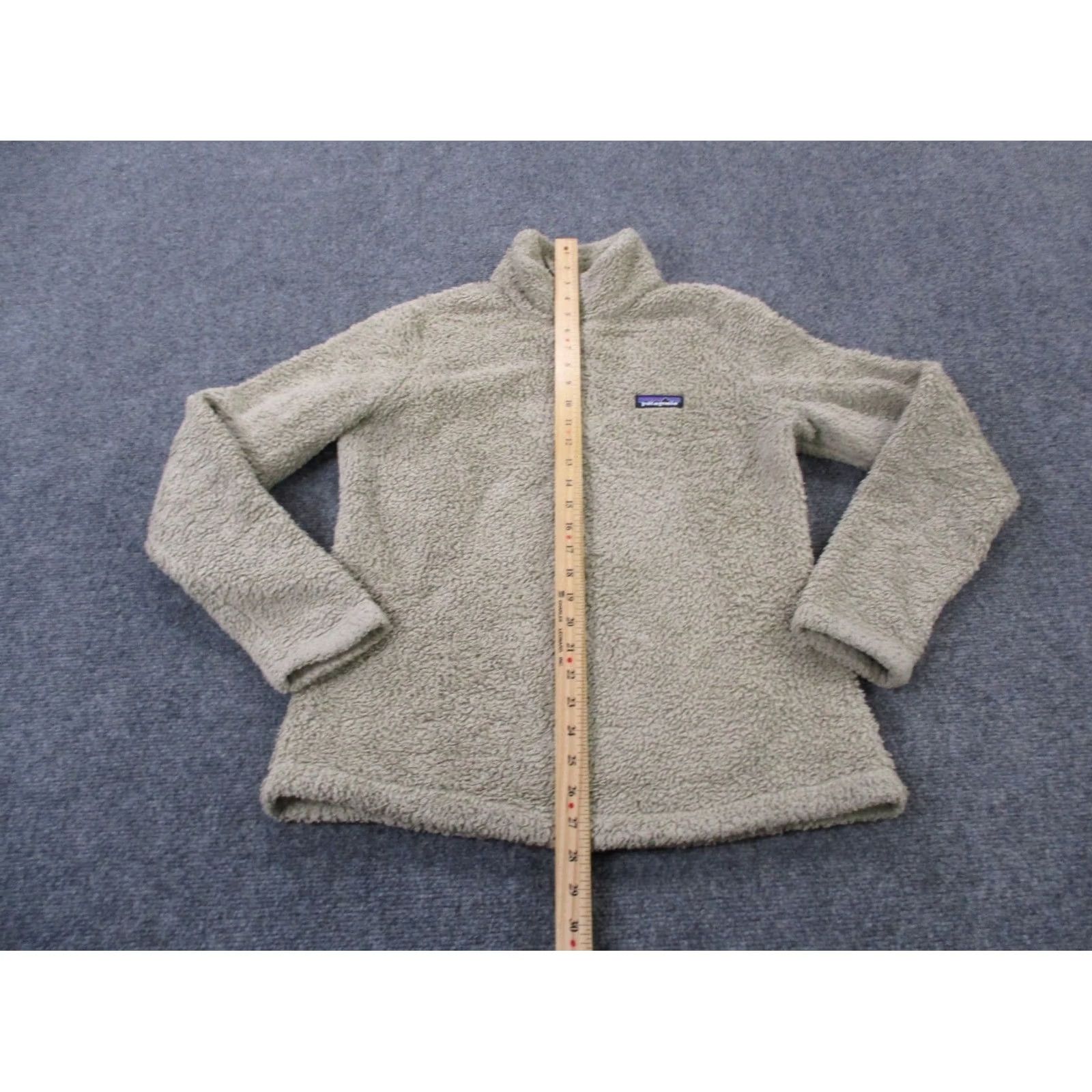Patagonia Patagonia Jacket Womens M Beige Logo Windbreaker 4 Zip Pockets Fleece Lining Casual Outdoor 25235Mens Size M / US 6-8 / IT 42-44 - 3 Thumbnail