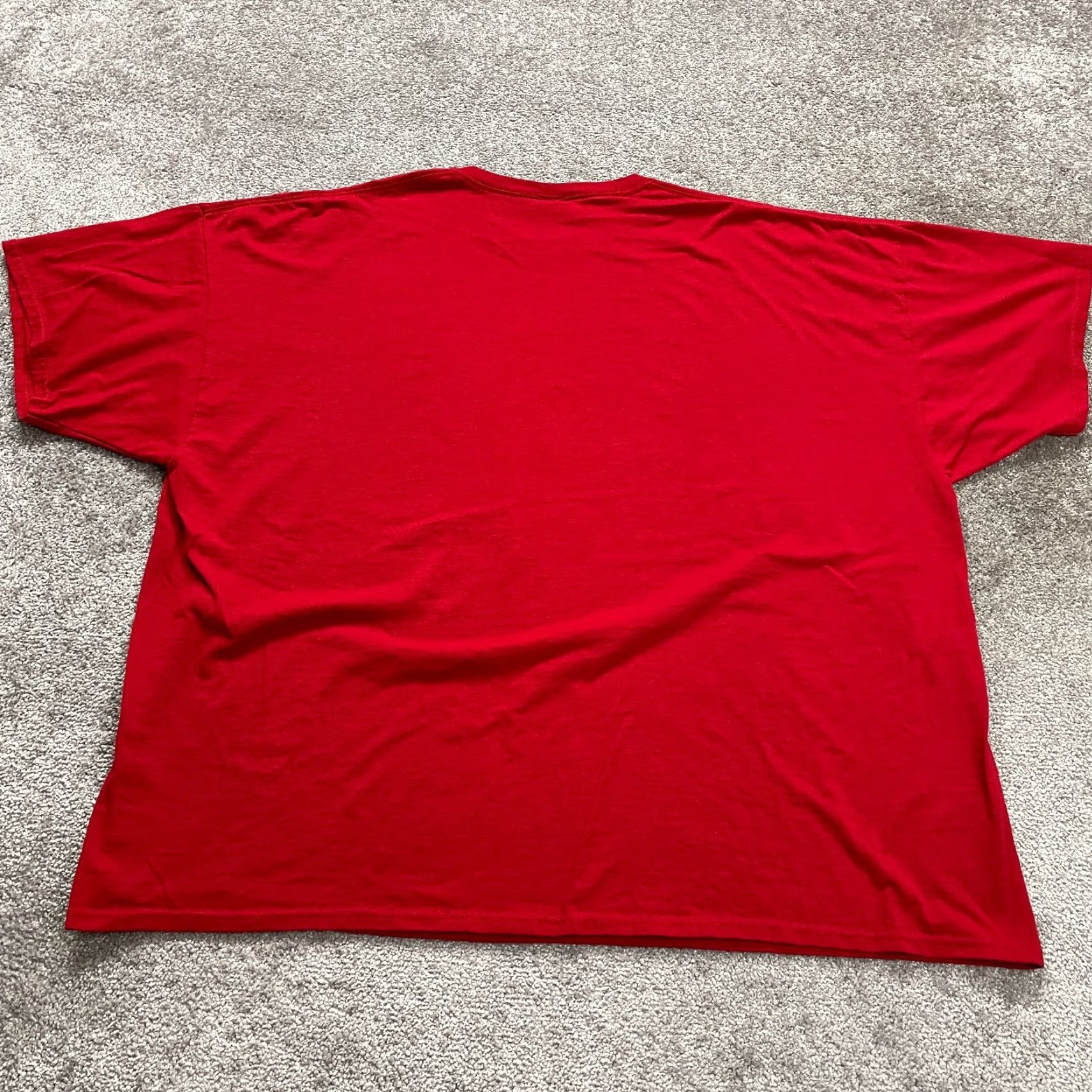 Jerzees Jerzees T-Shirt Mens 5XL Red Graphic Dri-Power Active Cotton Top Size US XXL / EU 58 / 5 - 2 Thumbnail