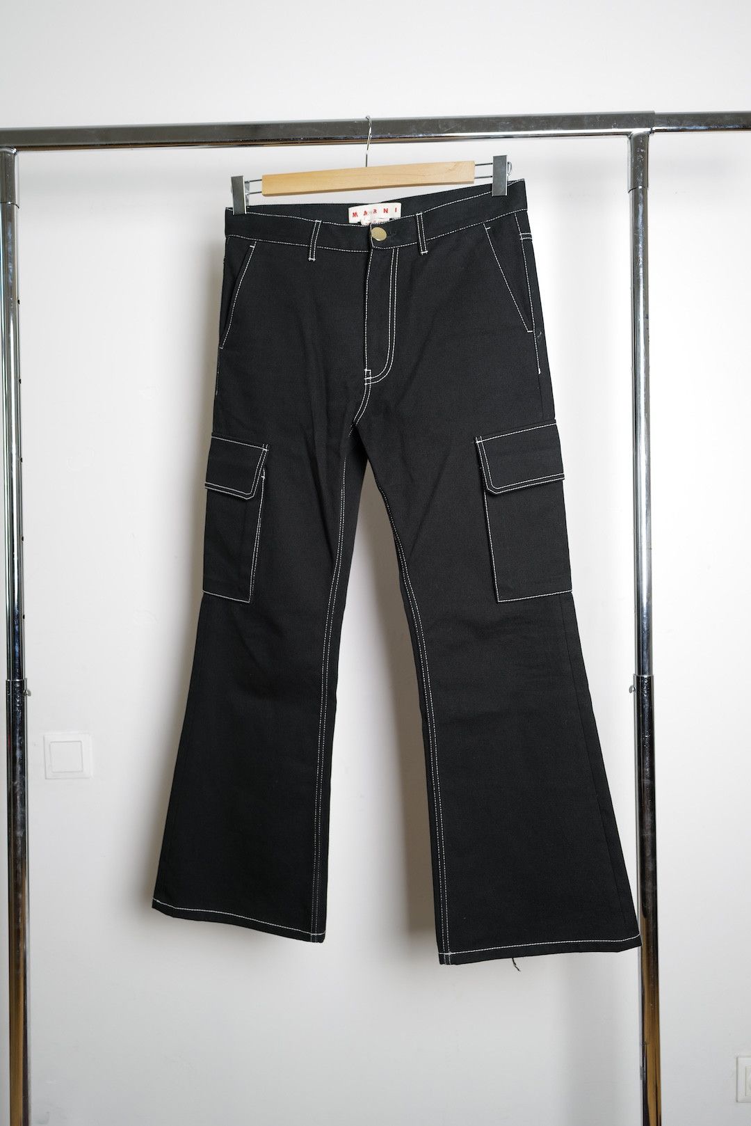 Marni Marni Wide Leg Contrast Jeans Size US 32 / EU 48 - 3 Thumbnail