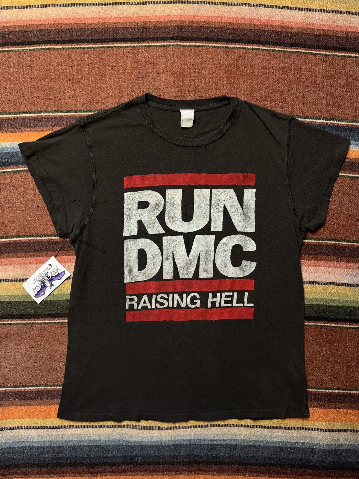Band Tees × Rap Tees × Vintage RARE 80s Run Dmc Raising Hell Promo 
