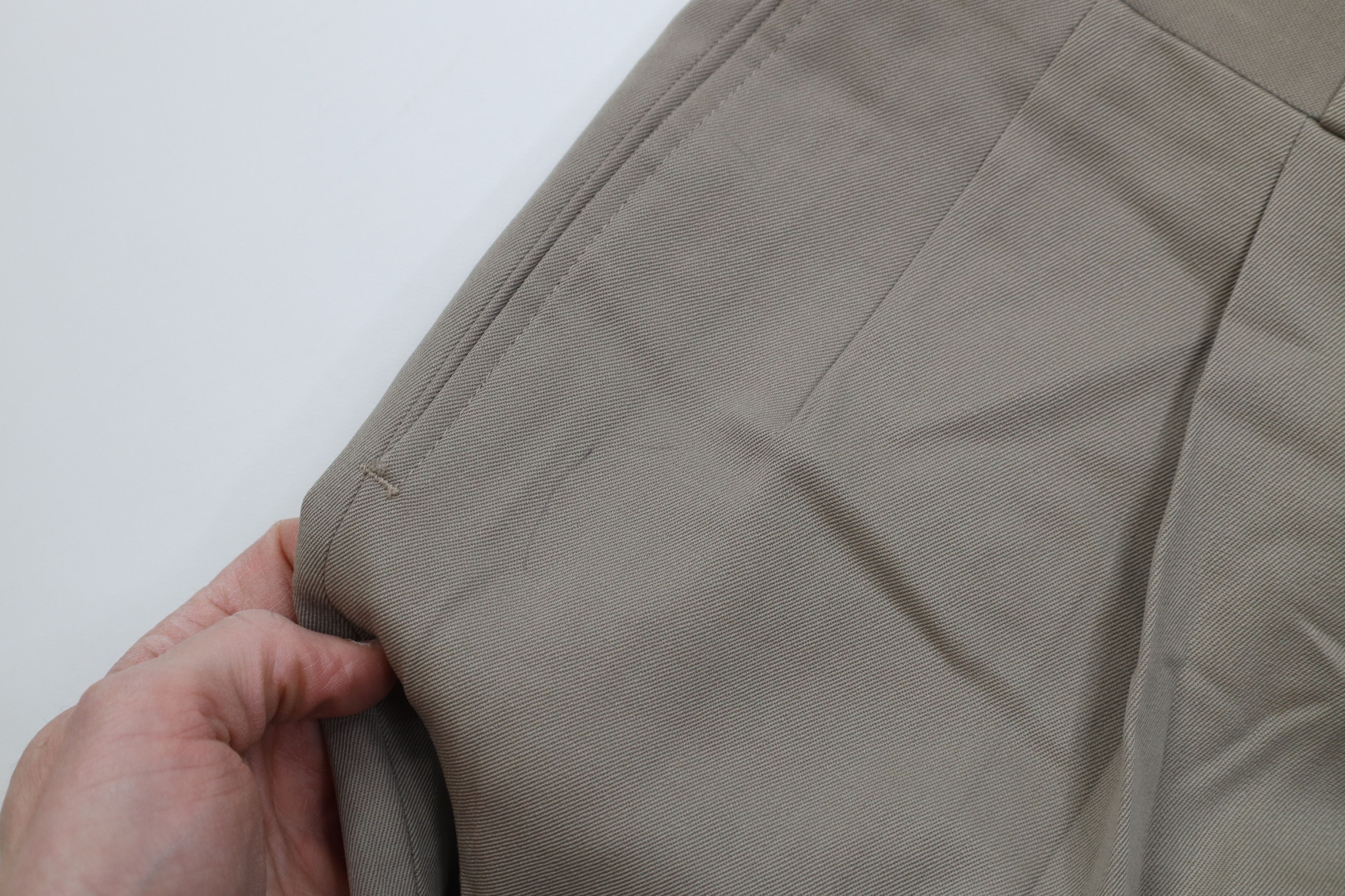 Vintage Vintage 70s Streetwear Rayon Gabardine Wide Leg Chino Pants Size US 34 / EU 50 - 8 Thumbnail