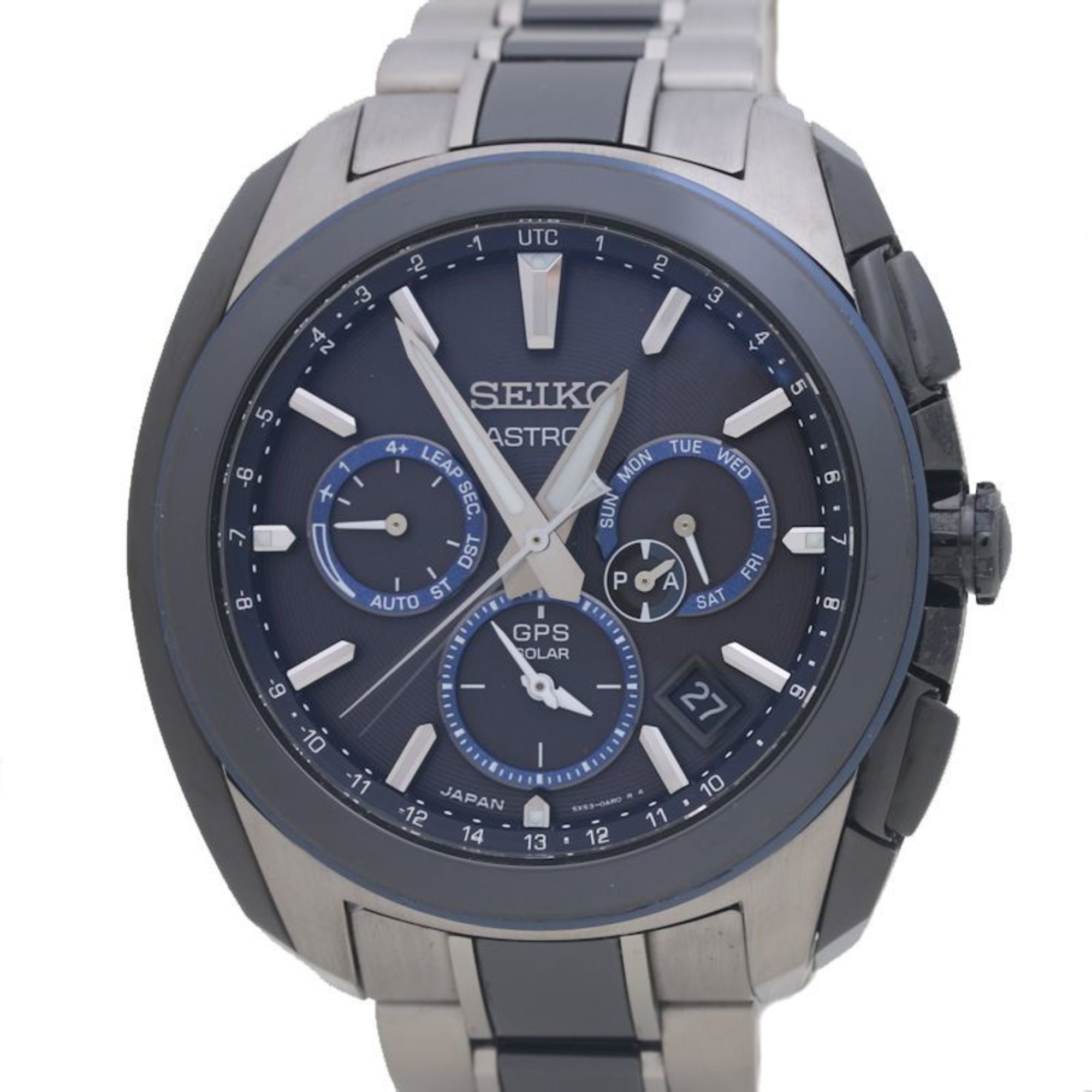 image of Seiko Astron Revolution Sbxc059 5X53-0Ax0 Titanium X Ceramic Men's 39426 Watch in Black