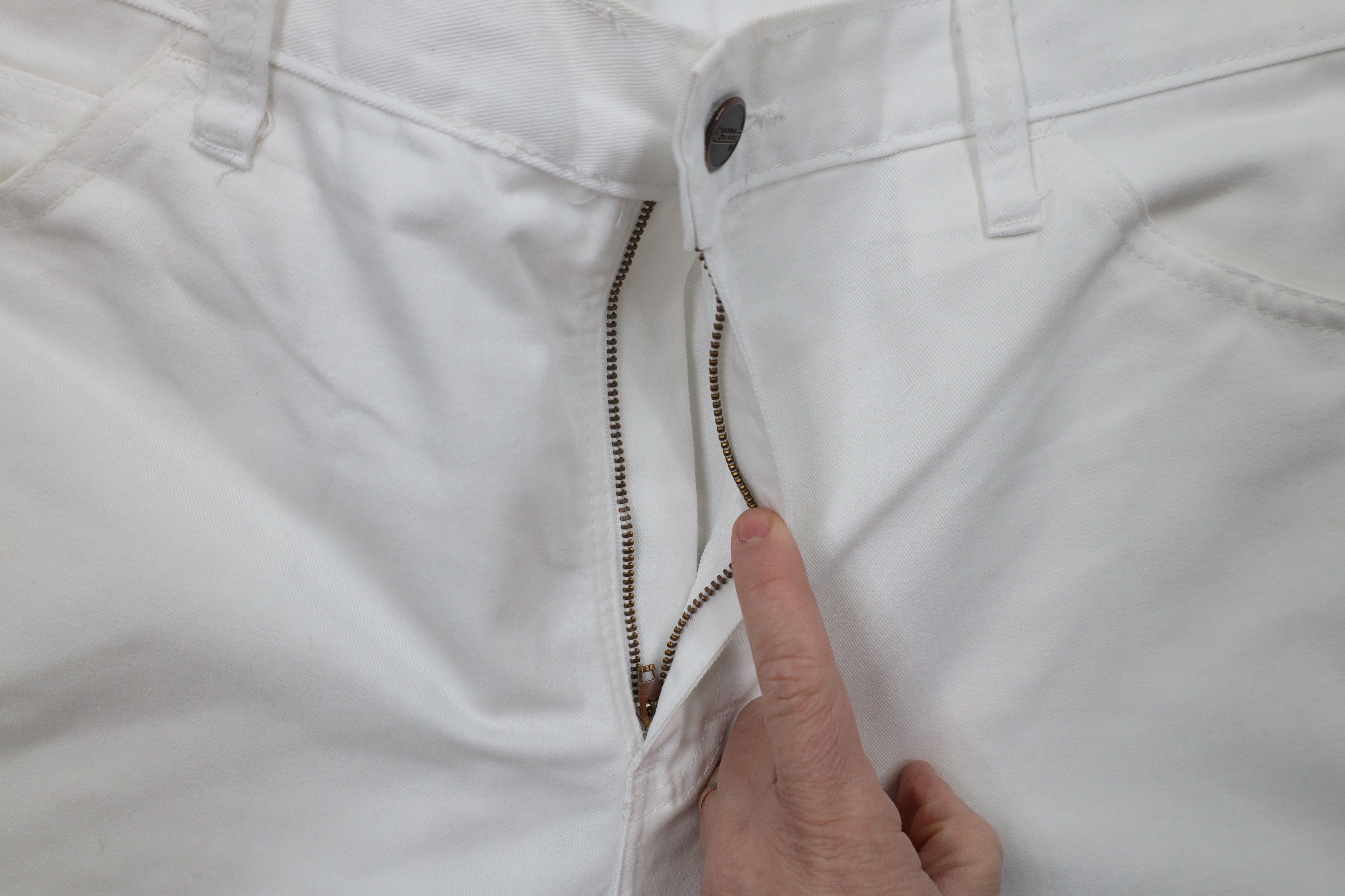 Dickies × Vintage Vintage Dickies Wide Leg Dungaree Painter Pants White Size US 34 / EU 50 - 9 Thumbnail