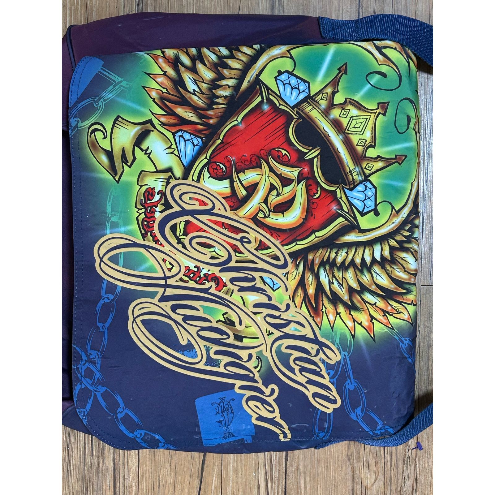 Christian Audigier Vintage Y2K- CHRISTIAN AUDIGIER LOS ANGLES-Messenger Bag Size ONE SIZE - 2 Thumbnail