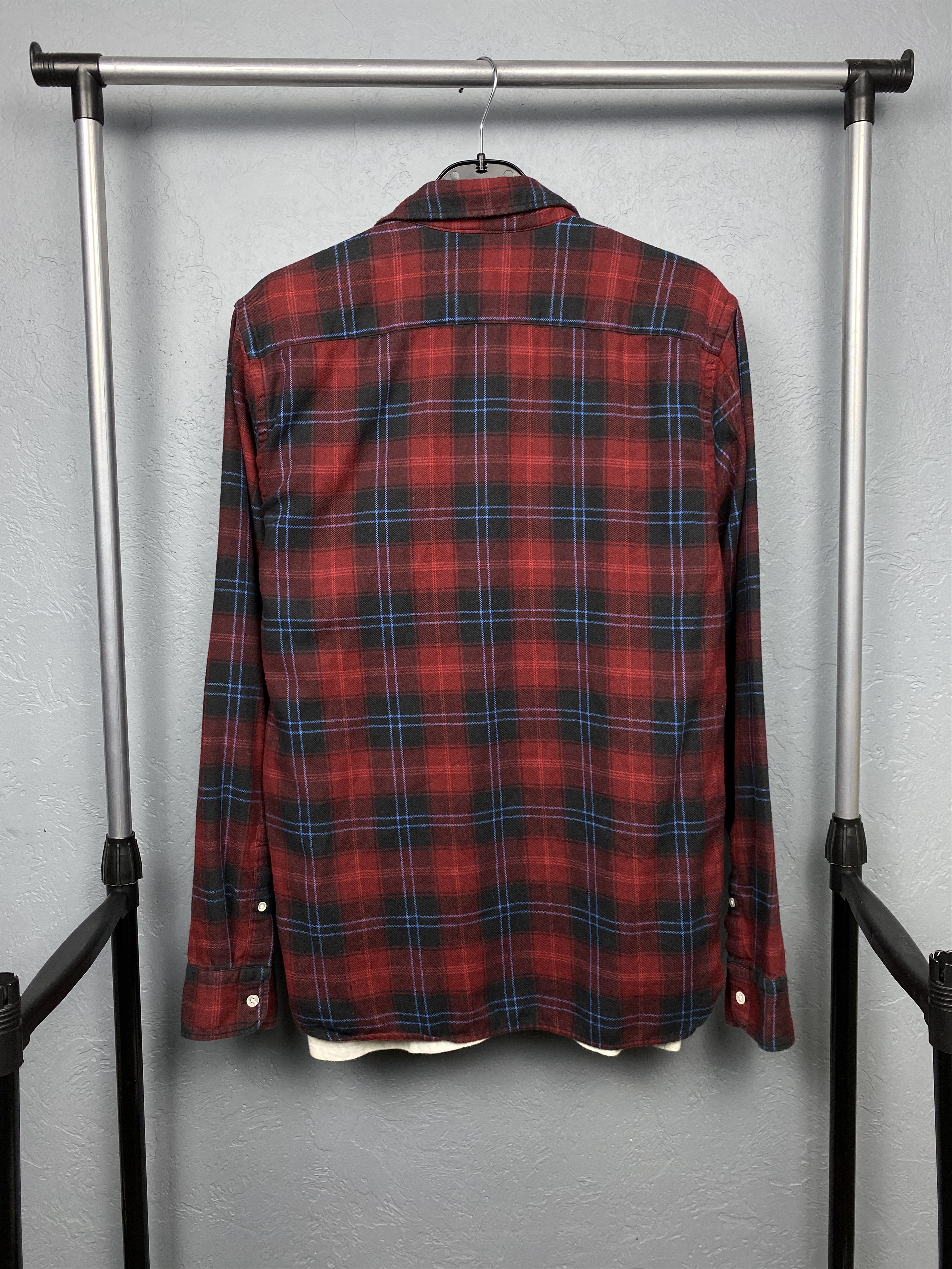 Flannel Levi's Vintage Mens Flannel Plaid Shirt Size US M / EU 48-50 / 2 - 7 Thumbnail