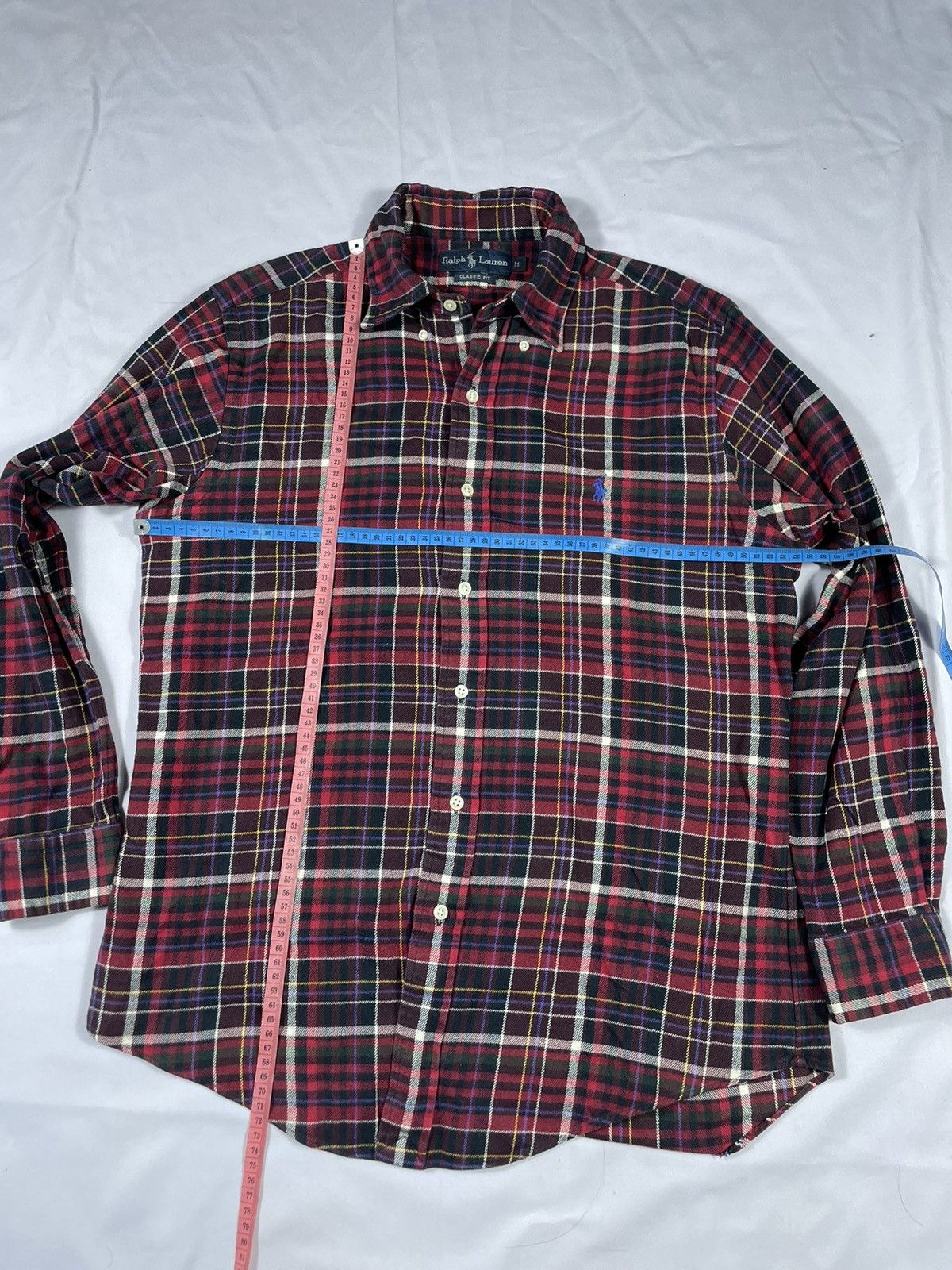 Flannel × Polo Ralph Lauren × Vintage Vintage 90s Polo Ralph Lauren flanel classic FIT Size US M / EU 48-50 / 2 - 8 Thumbnail