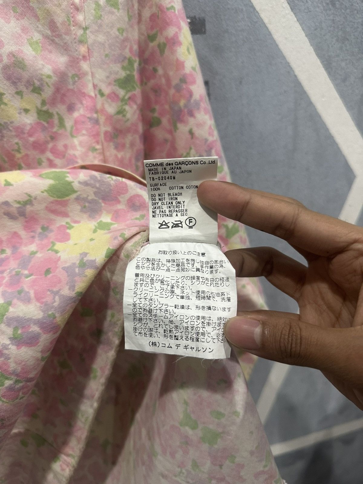 Tricot Comme des Garcons Tricot Comme des Garcons AD2000 Floral Shirt Size M / US 6-8 / IT 42-44 - 7 Thumbnail