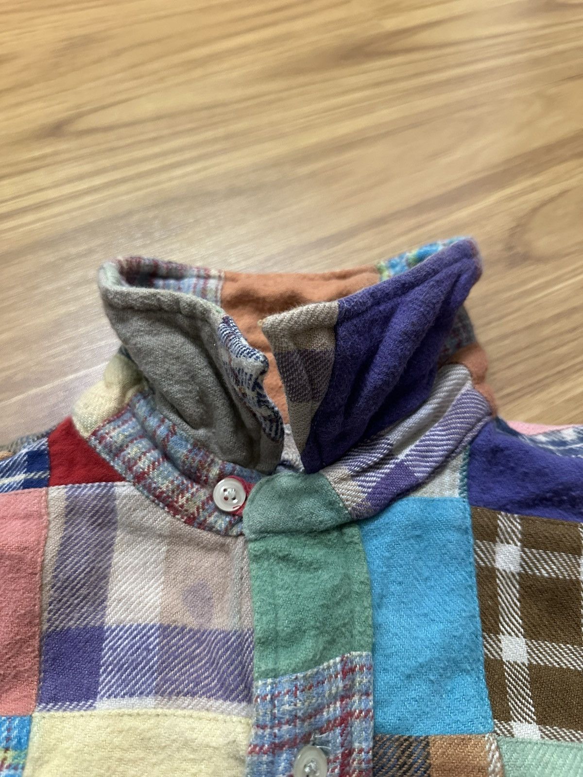 Japanese Brand × Sugar Cane Cube Sugar Japan Patchwork Single Pocket Button Up Shirt Size US M / EU 48-50 / 2 - 20 Thumbnail