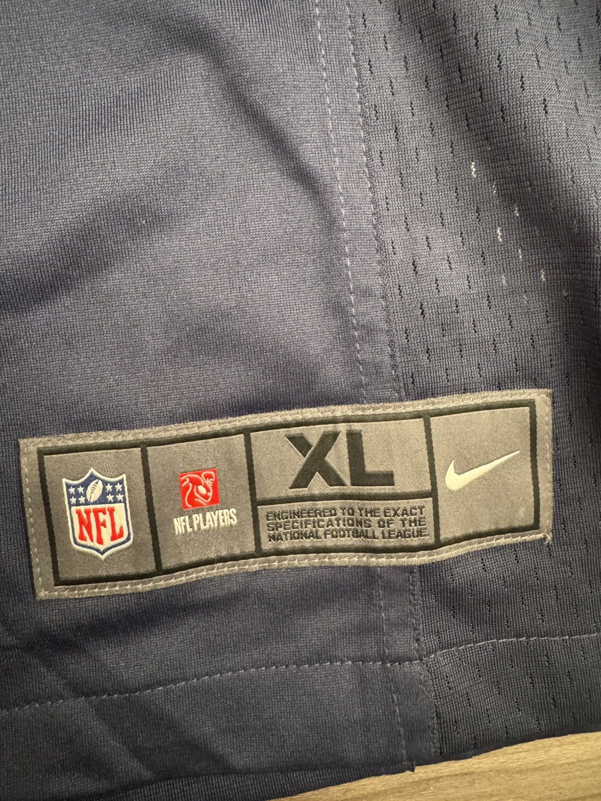 Nike Dallas Cowboys Ezekiel Elliot #21 NFL On Field Home Jersey Size US XL / EU 56 / 4 - 2 Thumbnail