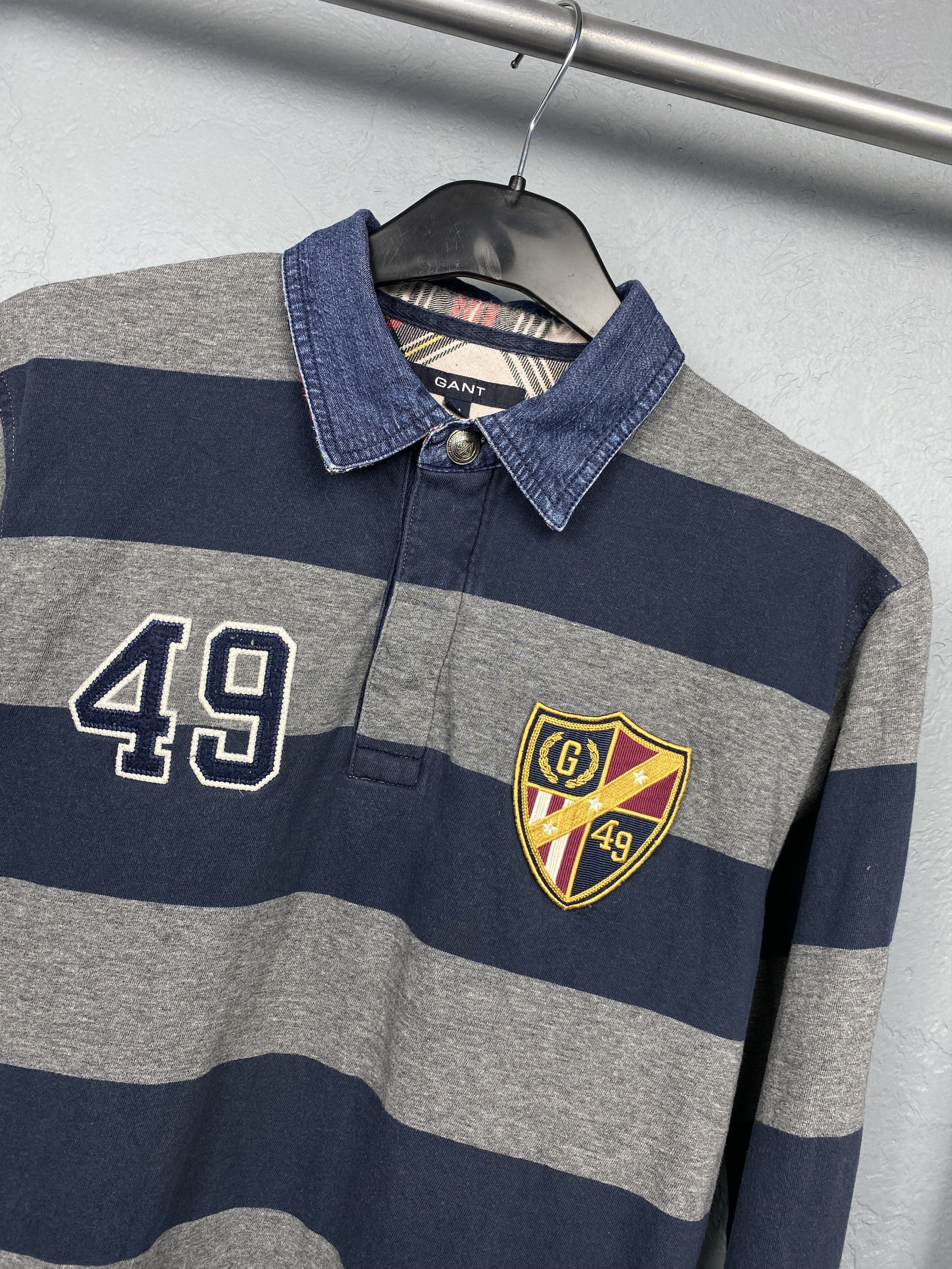 Gant Gant Vintage Mens Rugby Long Sleeve Polo Shirt Size US M / EU 48-50 / 2 - 2 Thumbnail