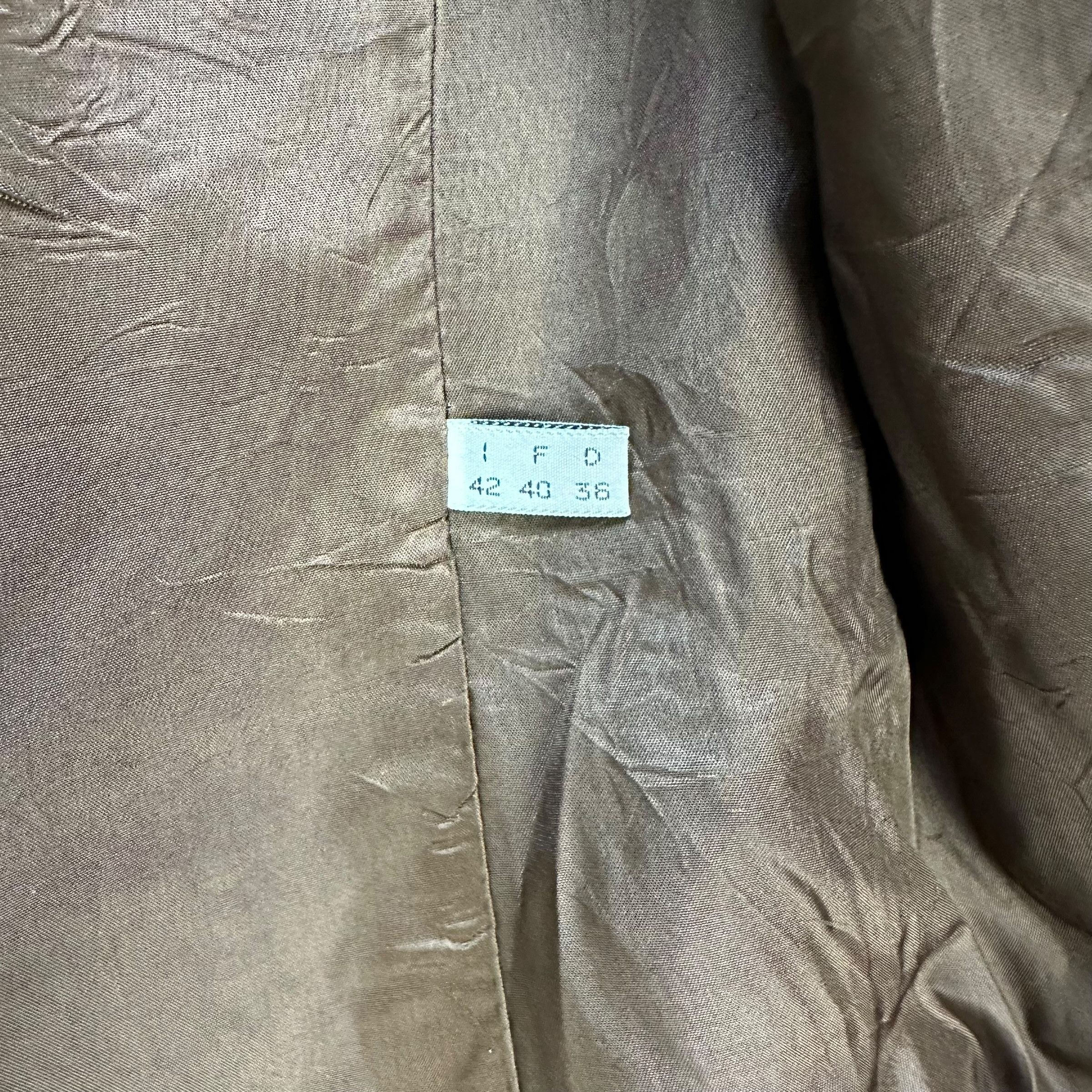 Vintage 80’s GENNY By Gianni Versace Buttonless Jacket #A64-1537 Size M / US 6-8 / IT 42-44 - 9 Thumbnail