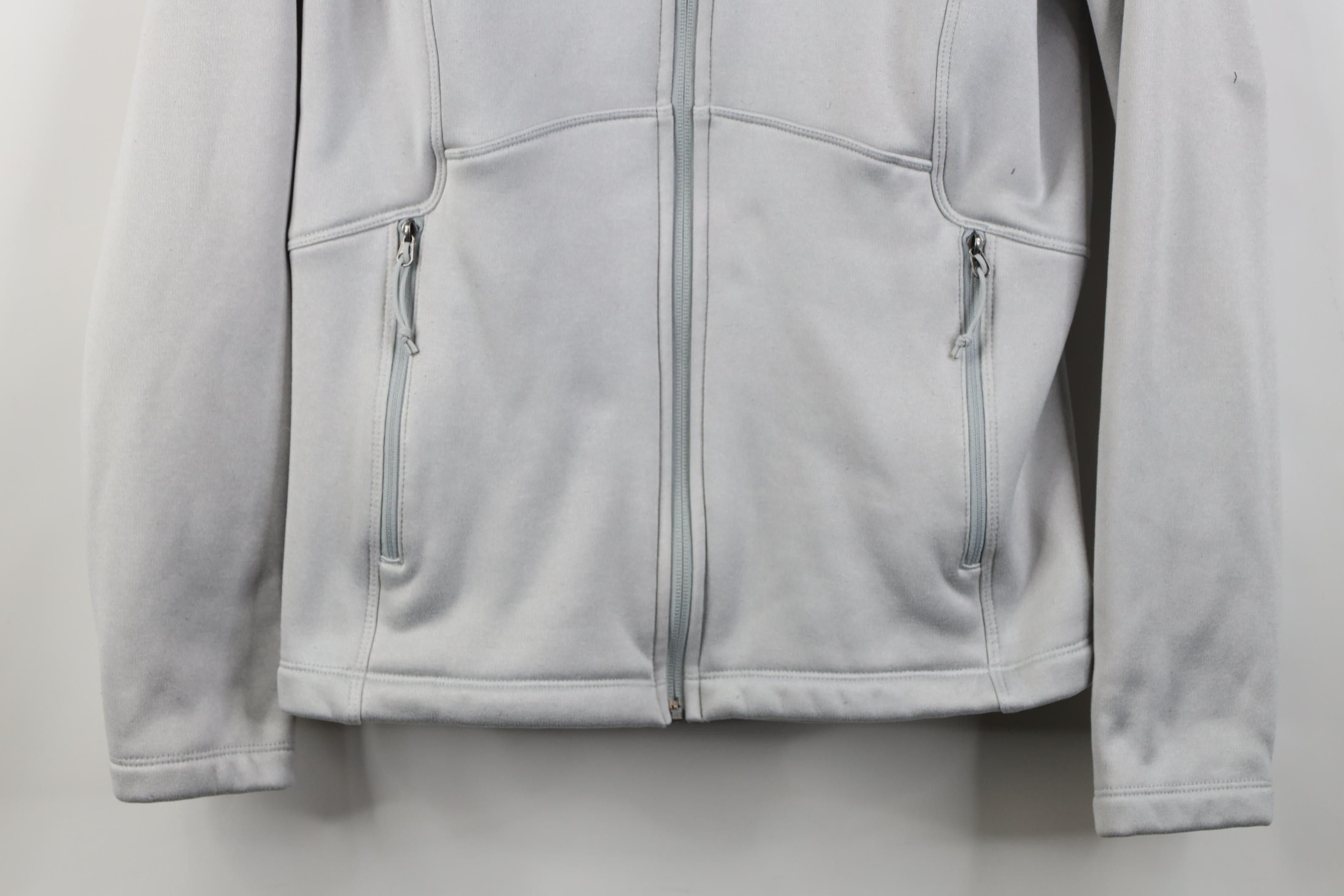 The North Face The North Face Spell Out Agave Fleece Lined Jacket Gray Size M / US 6-8 / IT 42-44 - 3 Thumbnail