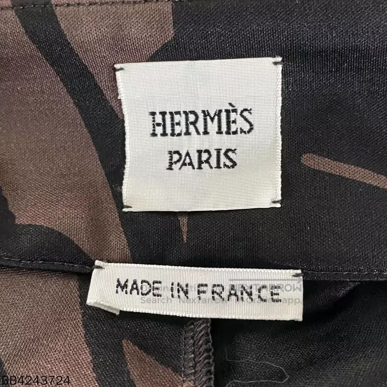 Hermes Hermes Belt Buckle Real Silk Flared Pants Size 24" / US 00 / IT 34 - 4 Thumbnail