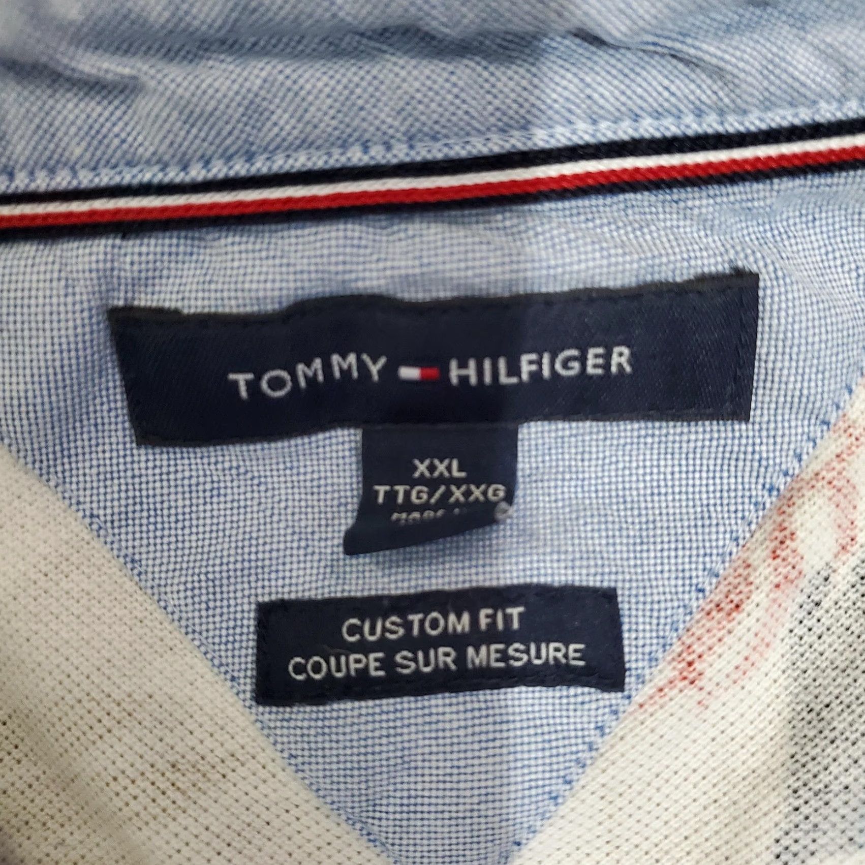 Tommy Hilfiger Tommy Hilfiger Polo Shirt Mens 2XL Custom Fit Tropical Floral Print Summer Multicolor Size US XXL / EU 58 / 5 - 3 Thumbnail