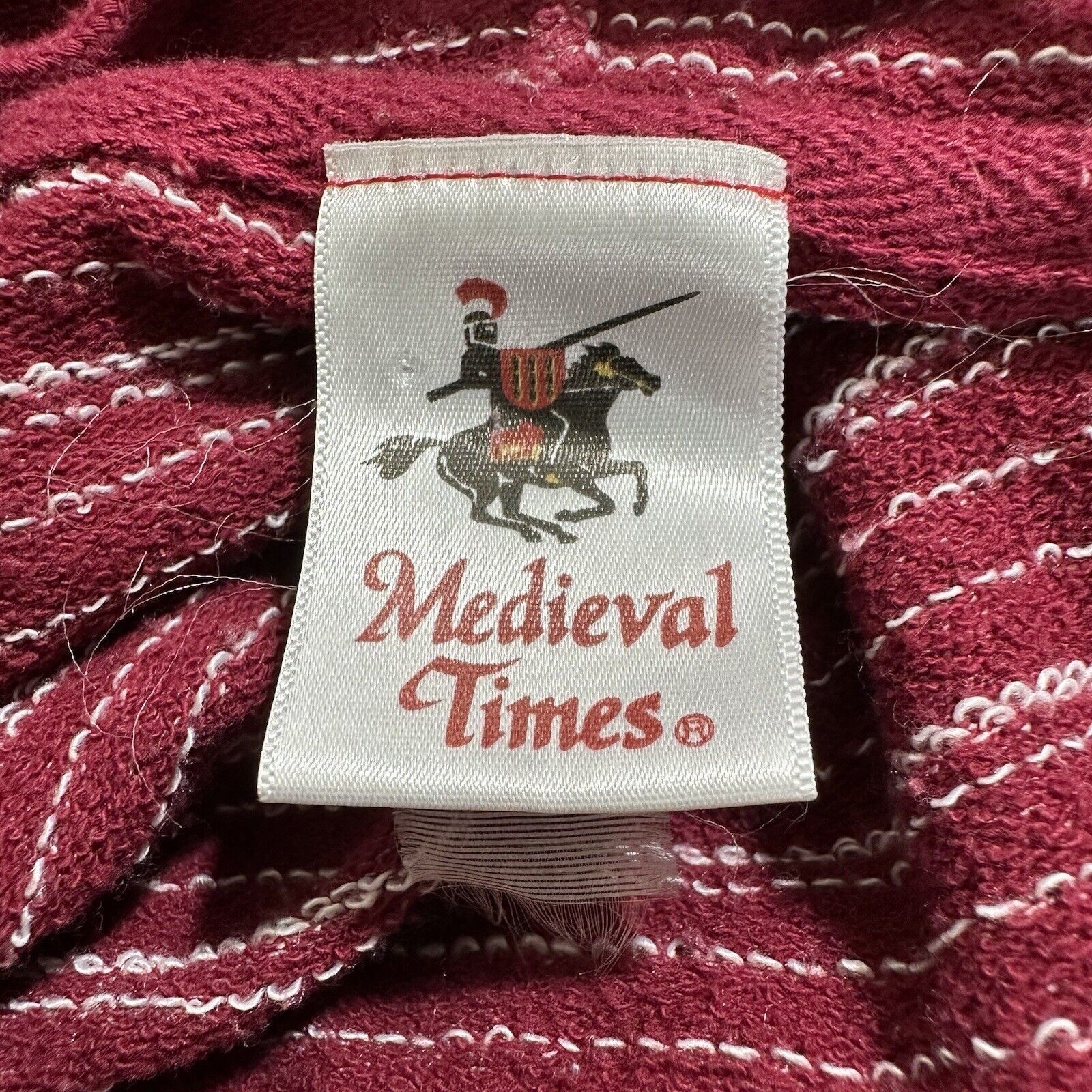 Other Medieval Times Medium Hoodie Maroon Dinner Show Sweatshirt Size US M / EU 48-50 / 2 - 3 Thumbnail