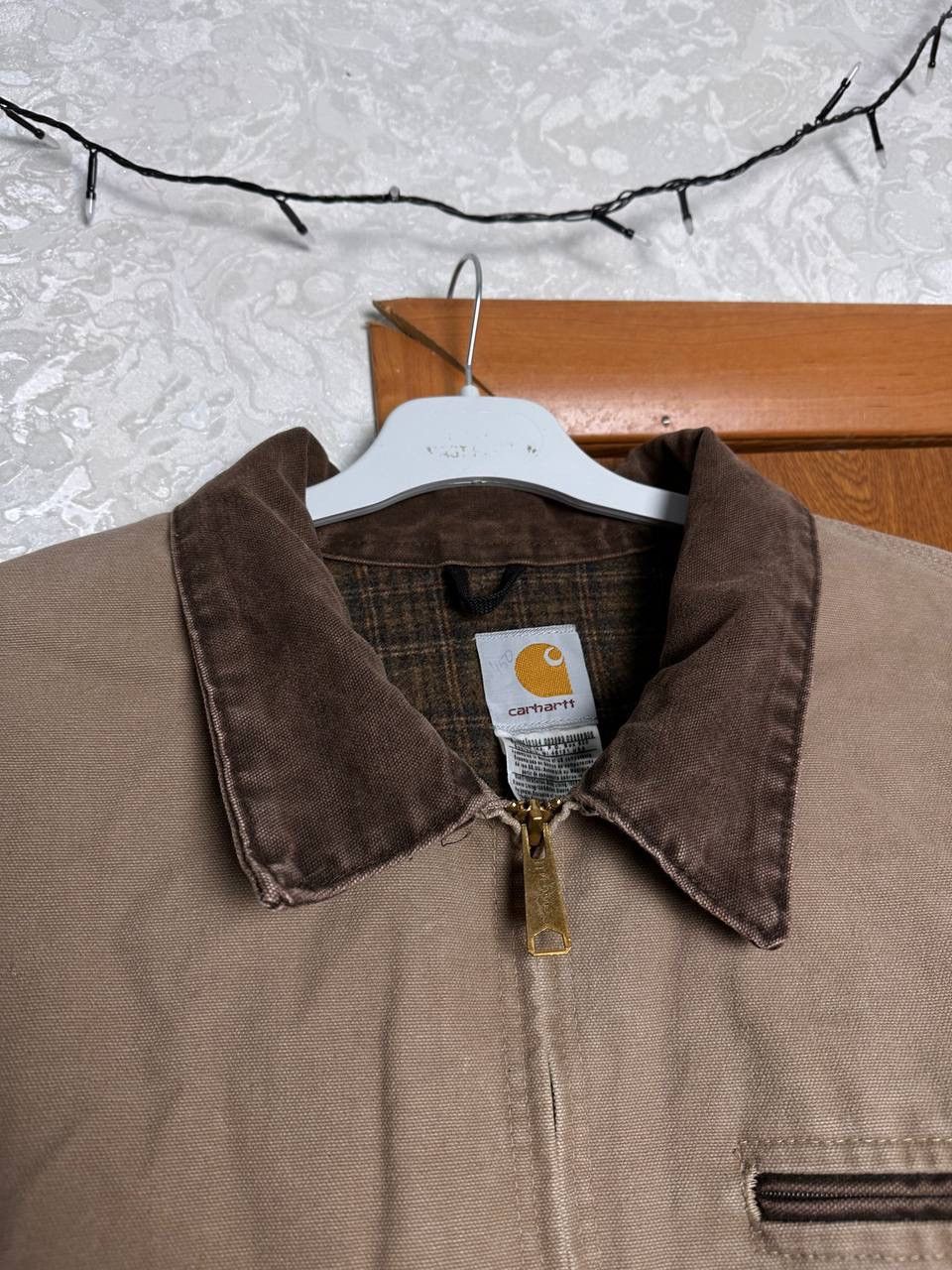 Carhartt Vintage Carhartt Detroit Jacket Brown USA 4XL Size US XXL / EU 58 / 5 - 5 Thumbnail