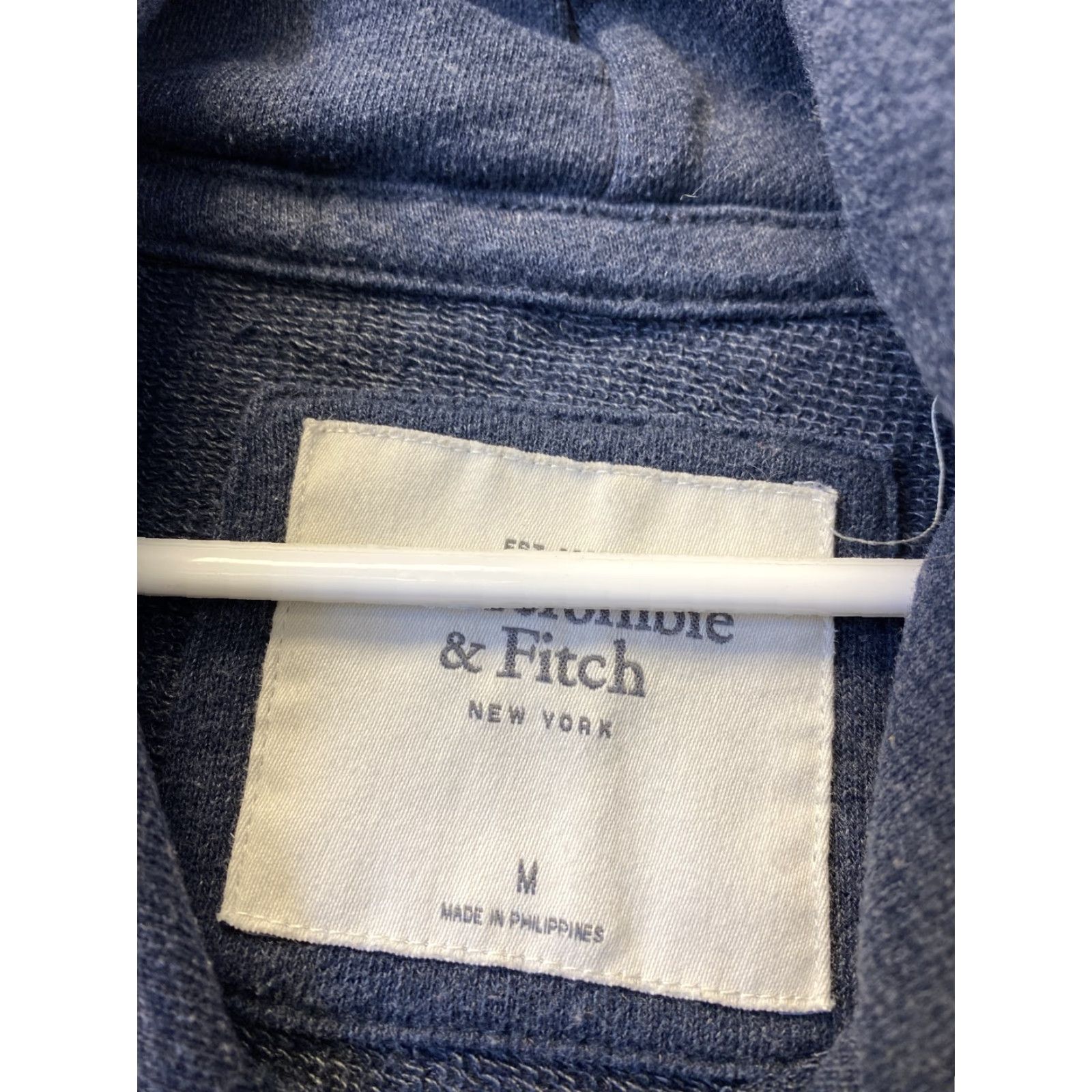 Abercrombie & Fitch Abercrombie & Fitch Sweater Medium Blue Hoodie Sweatshirt Logo Casual Hooded Womens Size M / US 6-8 / IT 42-44 - 4 Thumbnail