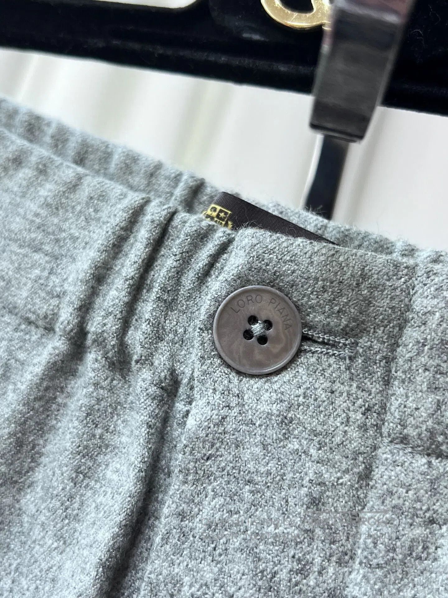 Loro Piana gray cashmere trousers by Loro Piana. Size US 38 / EU 54 - 5 Thumbnail