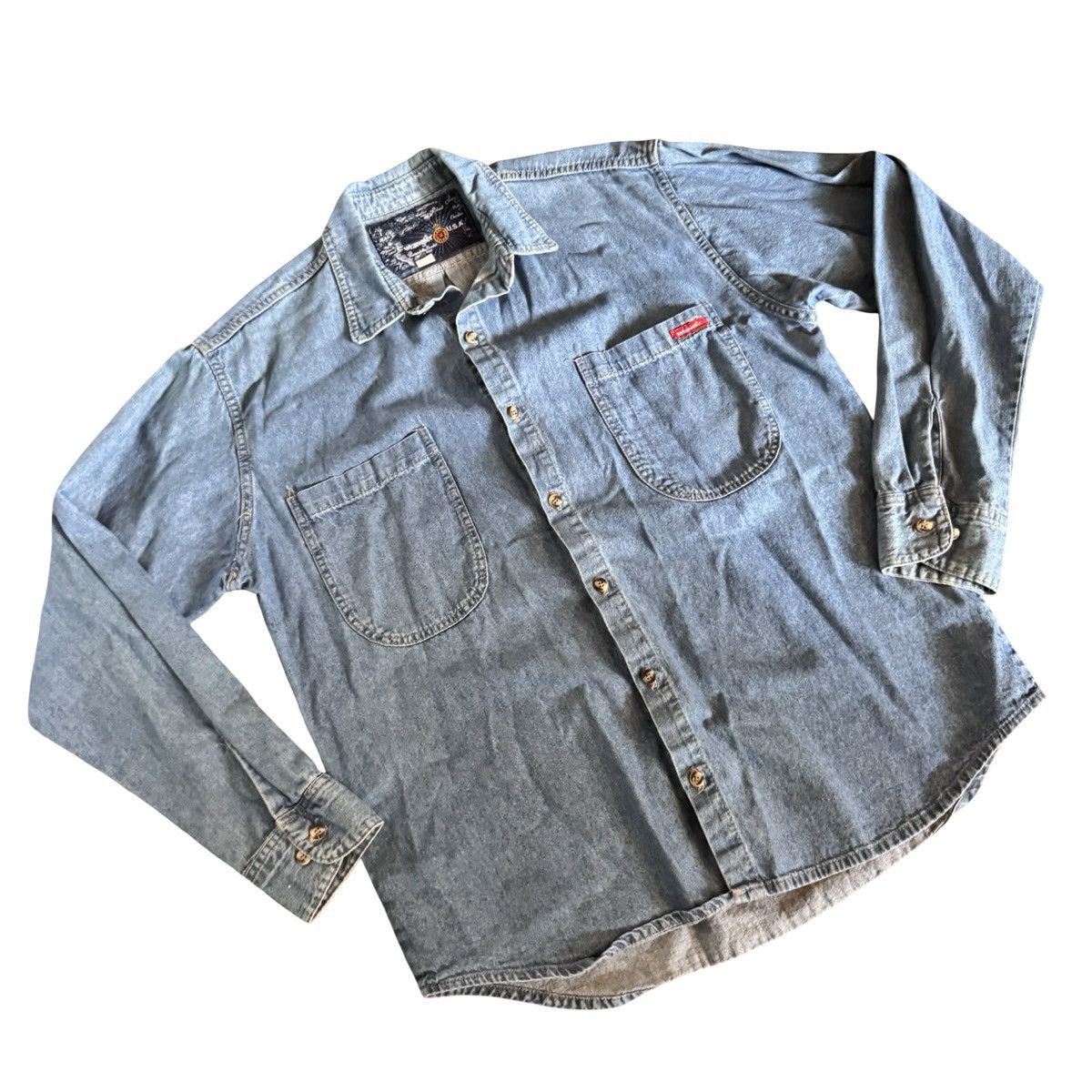 Wrangler Vintage Wrangler Men’s Denim Button-Up Shirt - Size XL Size US XL / EU 56 / 4 - 6 Thumbnail